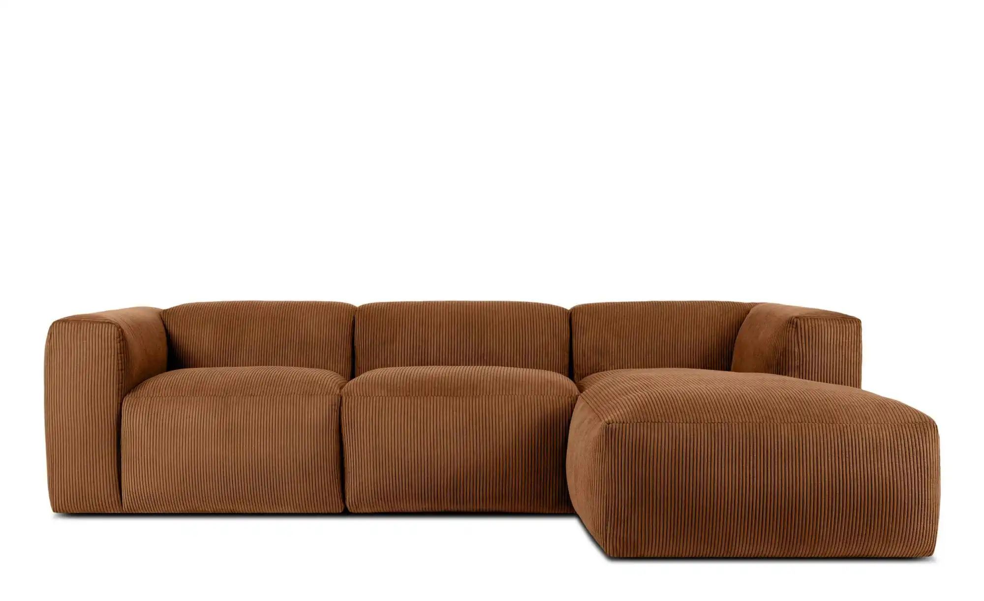 KONSIMO Ecksofa   ¦ orange ¦ Maße (cm): B: 285 H: 73 Polstermöbel > Sofas > günstig online kaufen