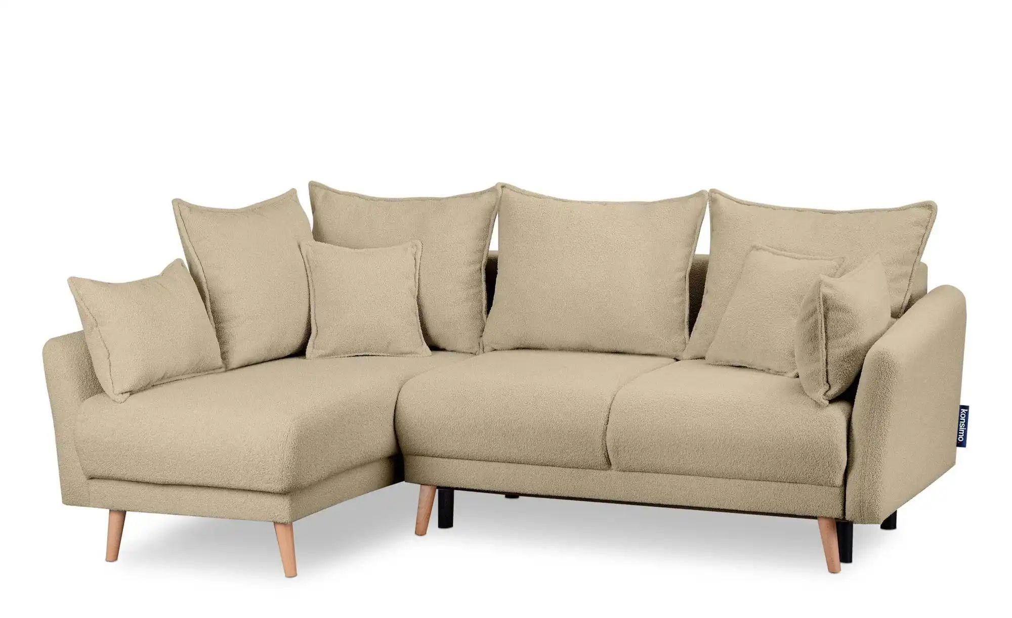KONSIMO Ecksofa   ¦ beige ¦ Maße (cm): B: 234 H: 100 Polstermöbel > Sofas > günstig online kaufen