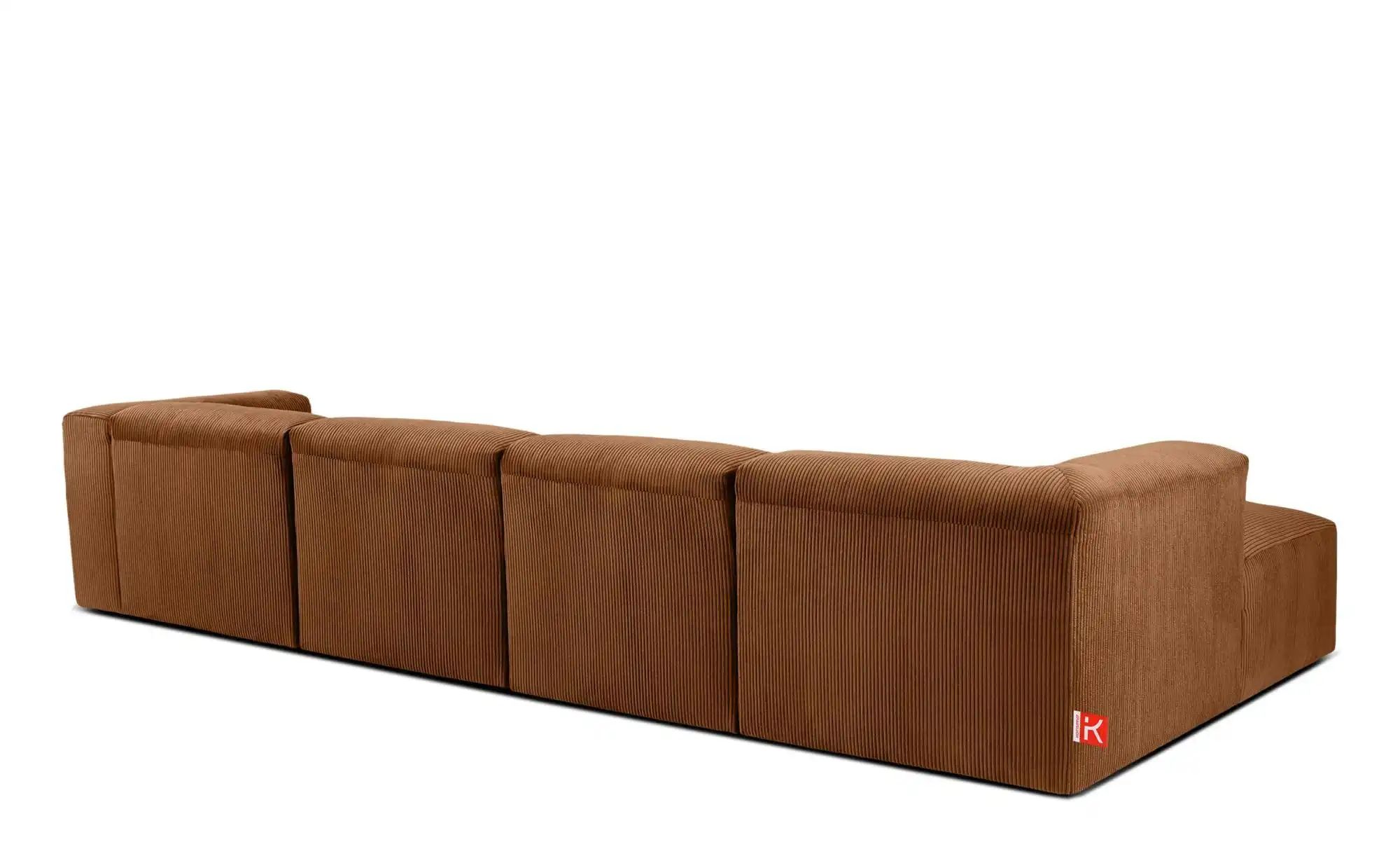 KONSIMO Ecksofa  Buffo ¦ orange ¦ Maße (cm): B: 365 H: 73 Polstermöbel > So günstig online kaufen