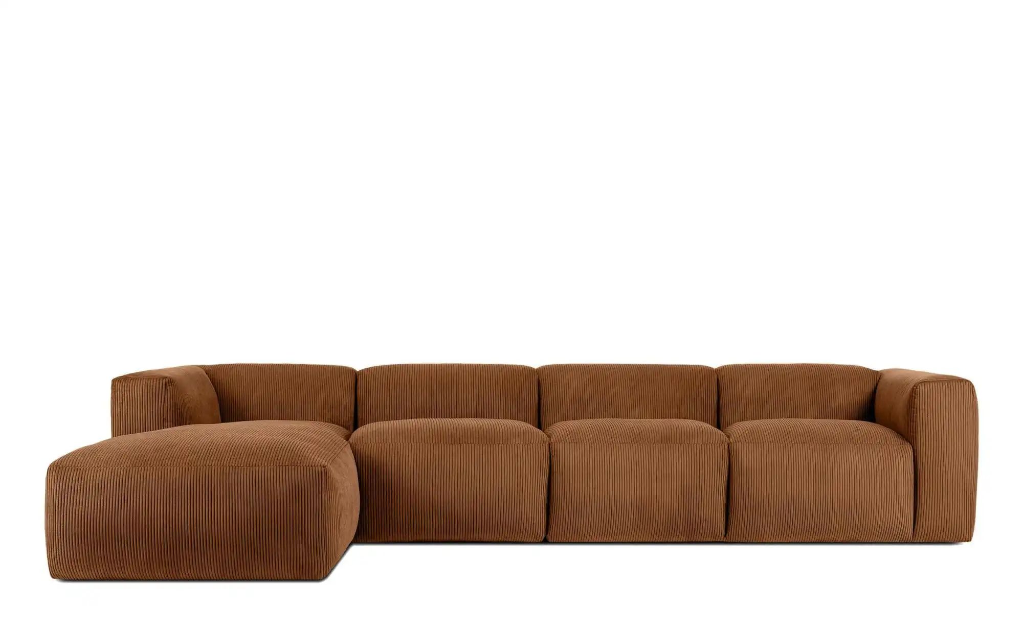 KONSIMO Ecksofa  Buffo  orange  Maße (cm): B: 365 H: 73 | 04002283907805