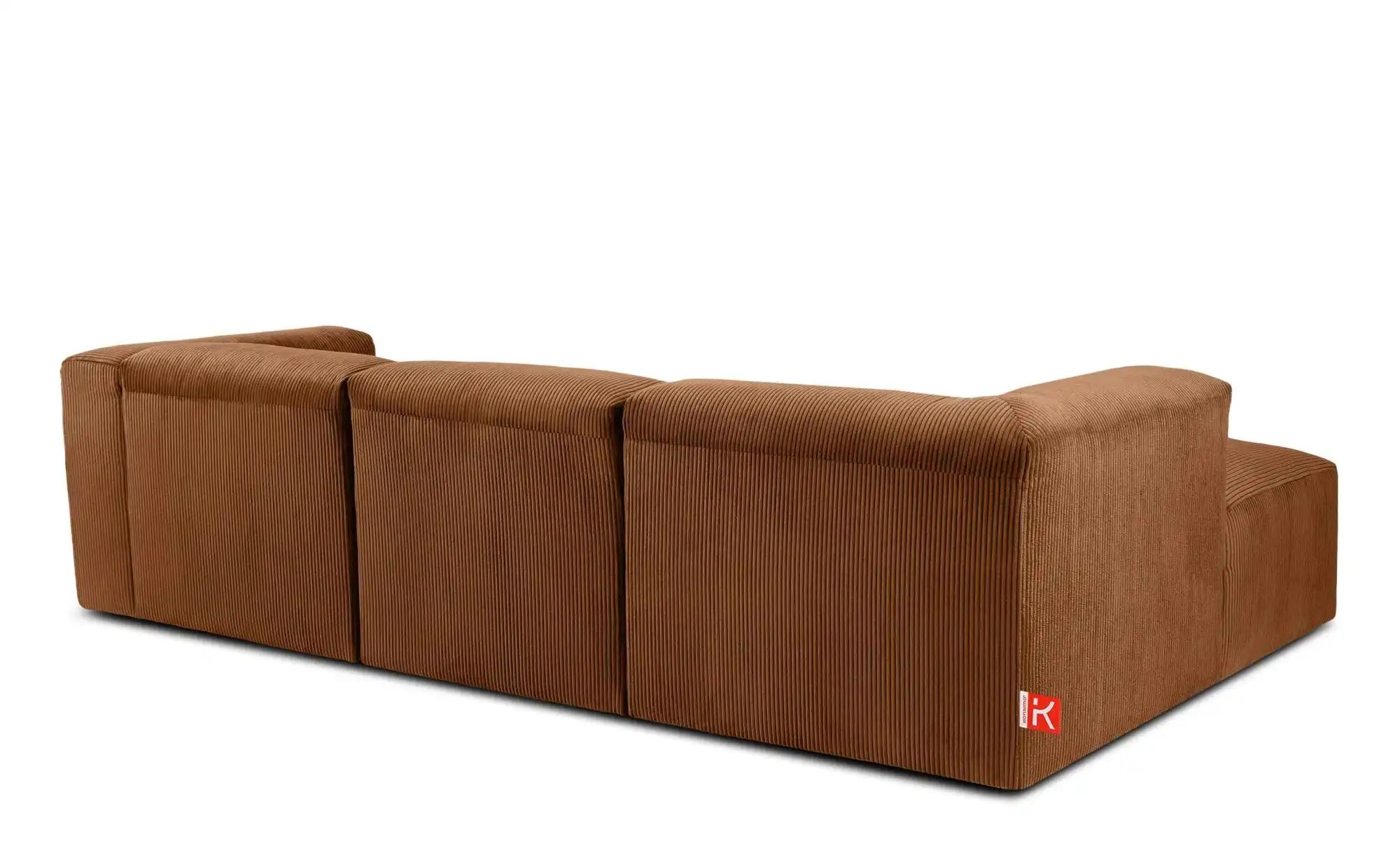 KONSIMO Ecksofa   ¦ orange ¦ Maße (cm): B: 285 H: 73 Polstermöbel > Sofas > günstig online kaufen