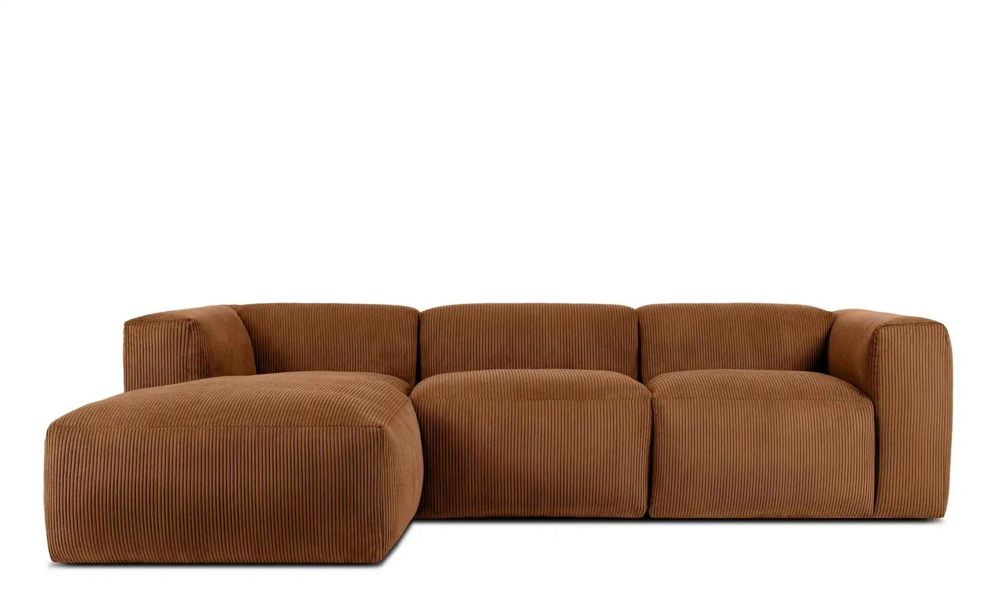 KONSIMO Ecksofa   ¦ orange ¦ Maße (cm): B: 285 H: 73 Polstermöbel > Sofas > günstig online kaufen