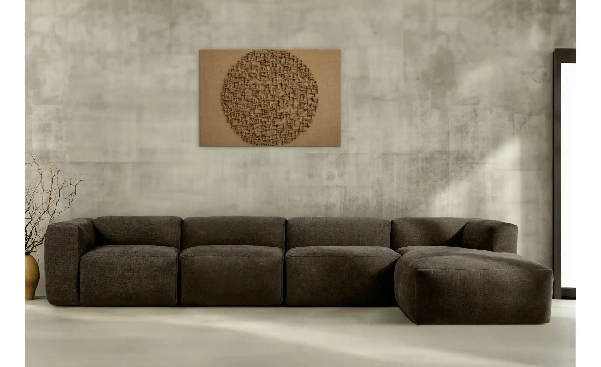 KONSIMO Ecksofa   ¦ braun ¦ Maße (cm): B: 365 H: 73 Polstermöbel > Sofas > günstig online kaufen