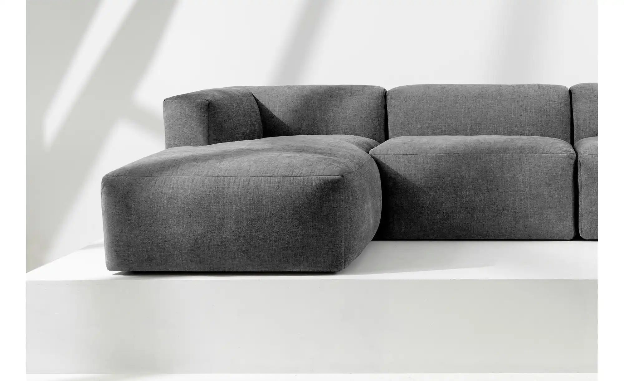 KONSIMO Ecksofa   ¦ grau ¦ Maße (cm): B: 285 H: 73 Polstermöbel > Sofas > E günstig online kaufen