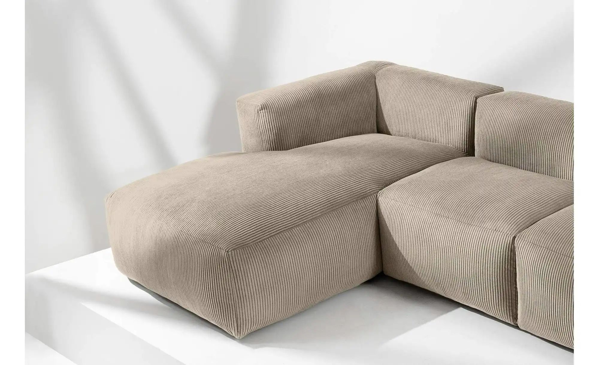 KONSIMO Ecksofa   ¦ beige ¦ Maße (cm): B: 285 H: 73 Polstermöbel > Sofas > günstig online kaufen