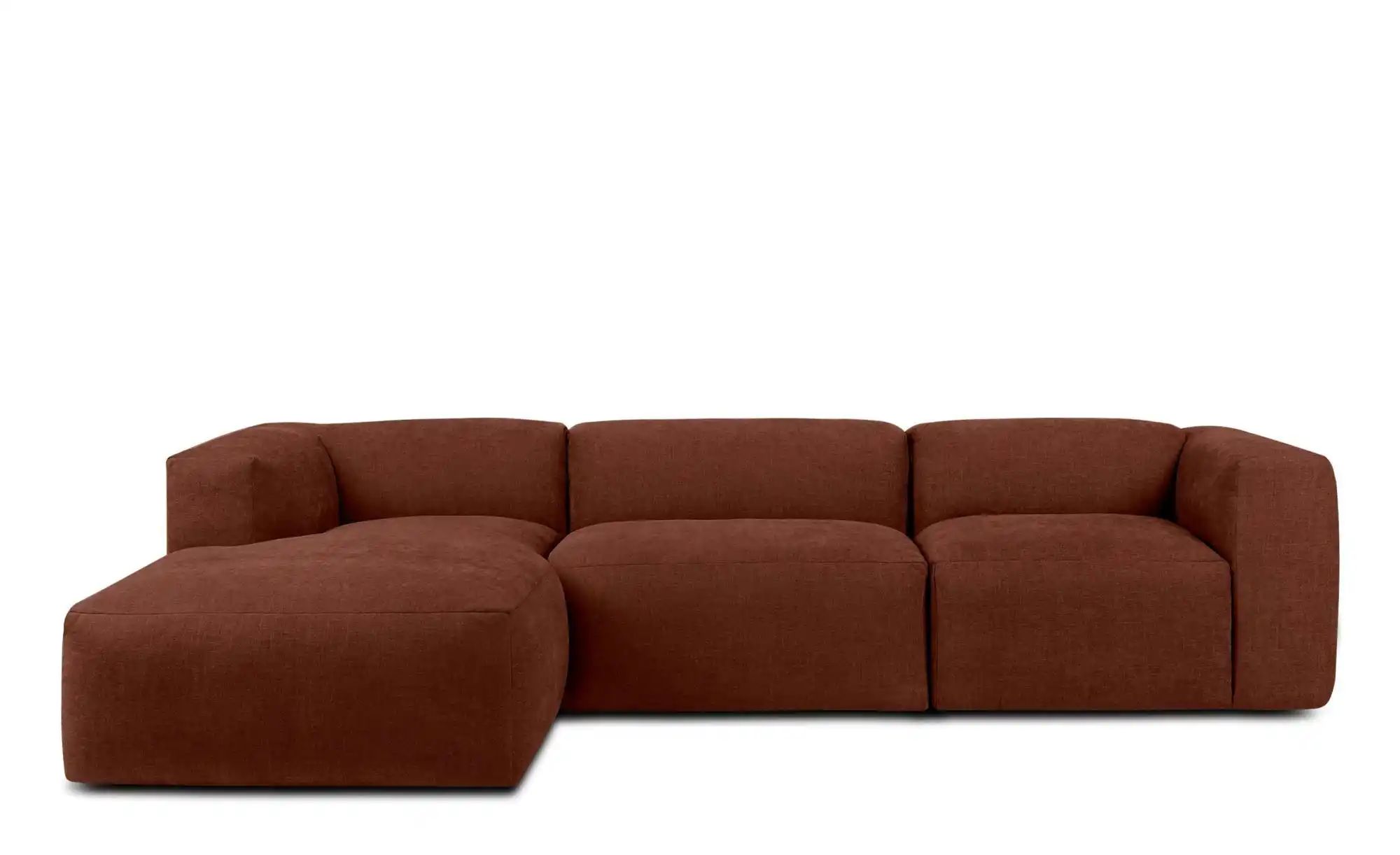 KONSIMO Ecksofa   ¦ orange ¦ Maße (cm): B: 285 H: 73 Polstermöbel > Sofas > günstig online kaufen