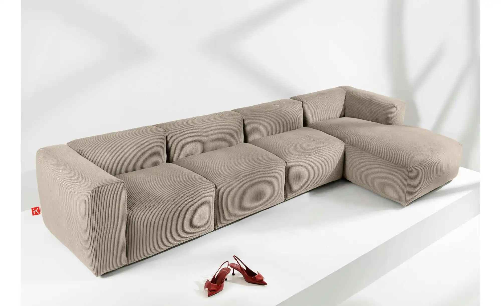 Thumbnail - KONSIMO Ecksofa  Buffo ¦ beige ¦ Maße (cm): B: 365 H: 73 Polstermöbel > Sofas > Ecksofas - Höffner