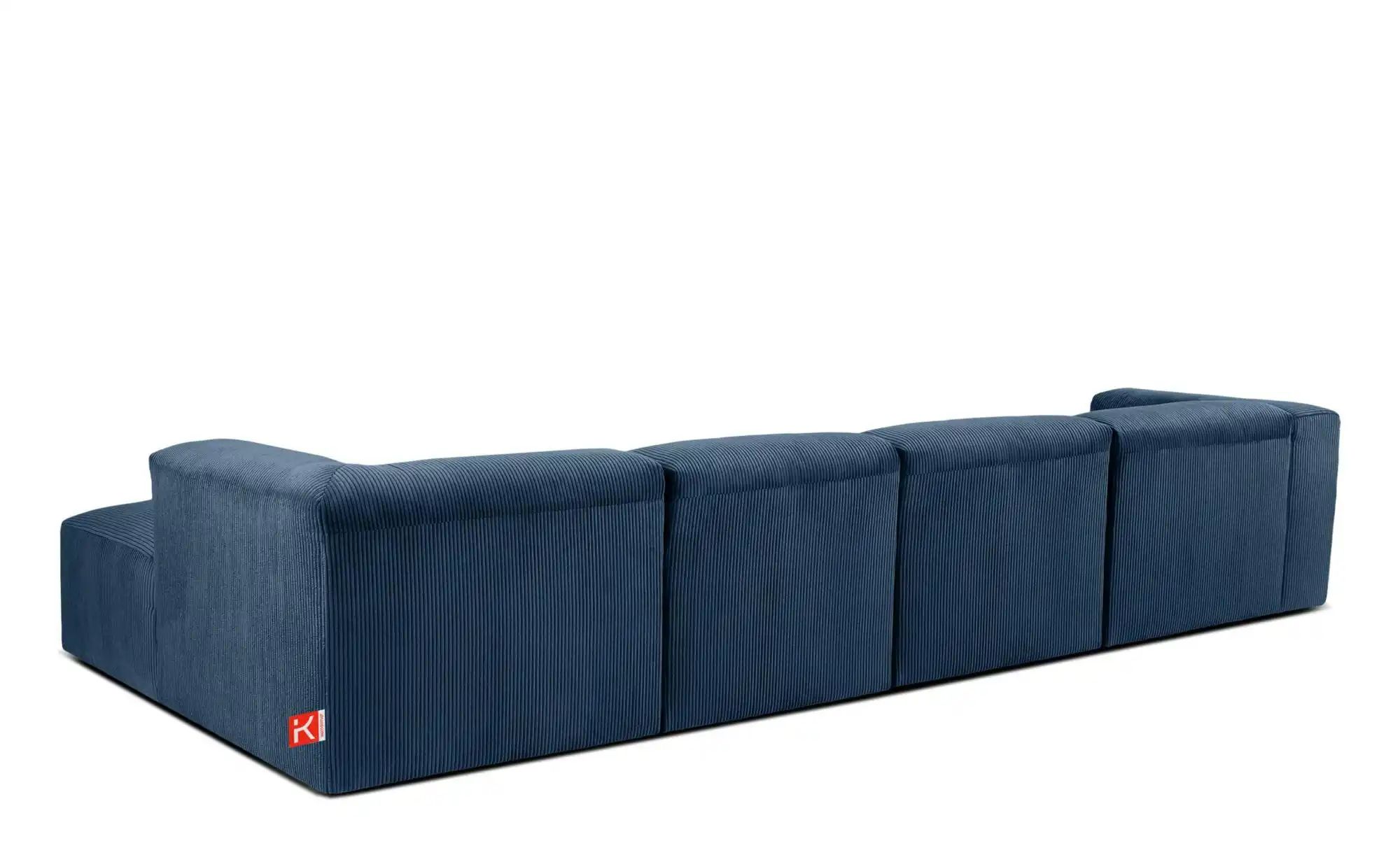 KONSIMO Ecksofa  Buffo ¦ blau ¦ Maße (cm): B: 365 H: 73 Polstermöbel > Sofa günstig online kaufen