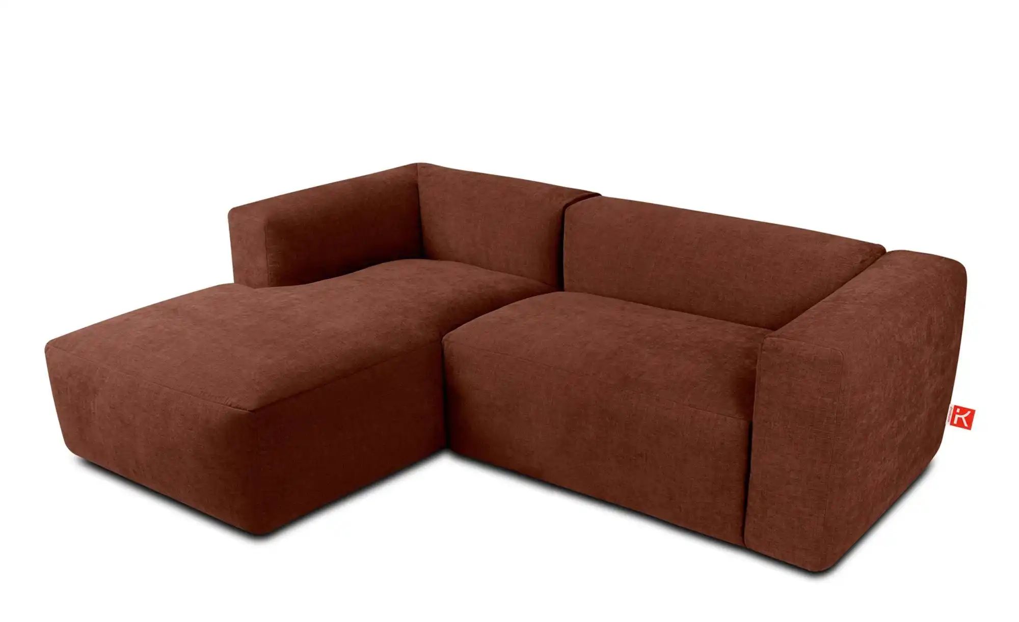 KONSIMO Ecksofa   ¦ orange ¦ Maße (cm): B: 225 H: 73 Polstermöbel > Sofas > günstig online kaufen