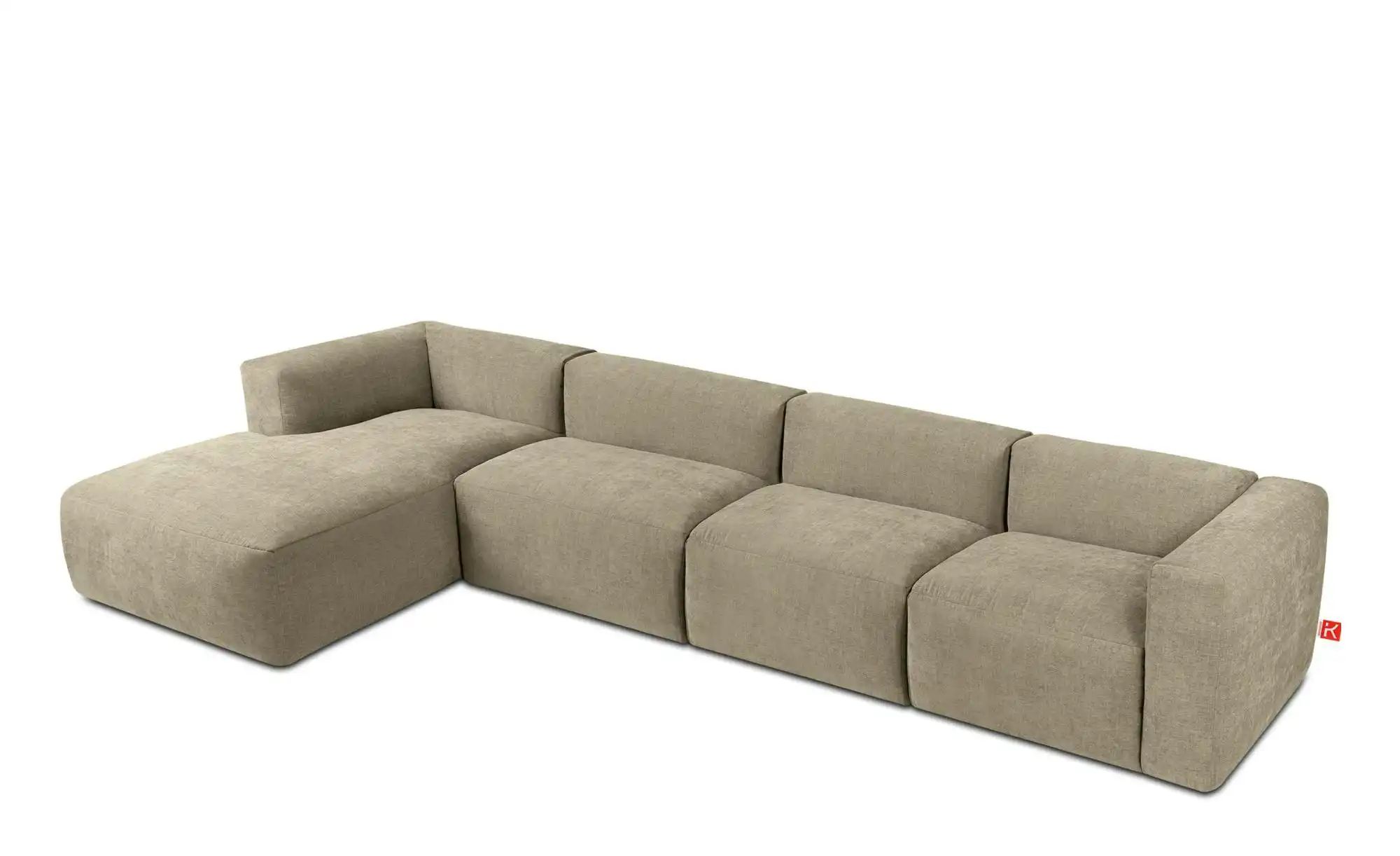 KONSIMO Ecksofa  Buffo ¦ braun ¦ Maße (cm): B: 365 H: 73 Polstermöbel > Sof günstig online kaufen