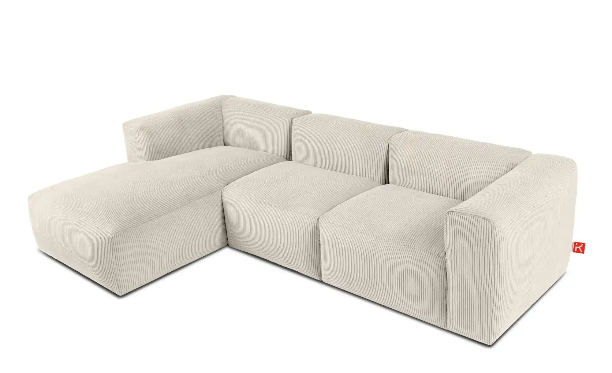 KONSIMO Ecksofa   ¦ creme ¦ Maße (cm): B: 285 H: 73 Polstermöbel > Sofas > günstig online kaufen