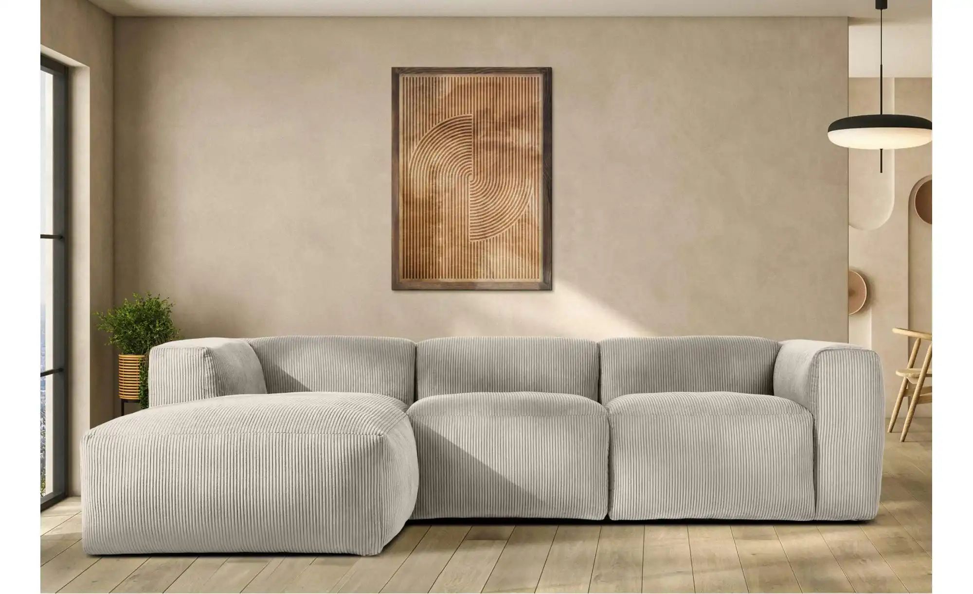 Thumbnail - KONSIMO Ecksofa  Buffo ¦ creme ¦ Maße (cm): B: 285 H: 73 Polstermöbel > Sofas > Ecksofas - Höffner