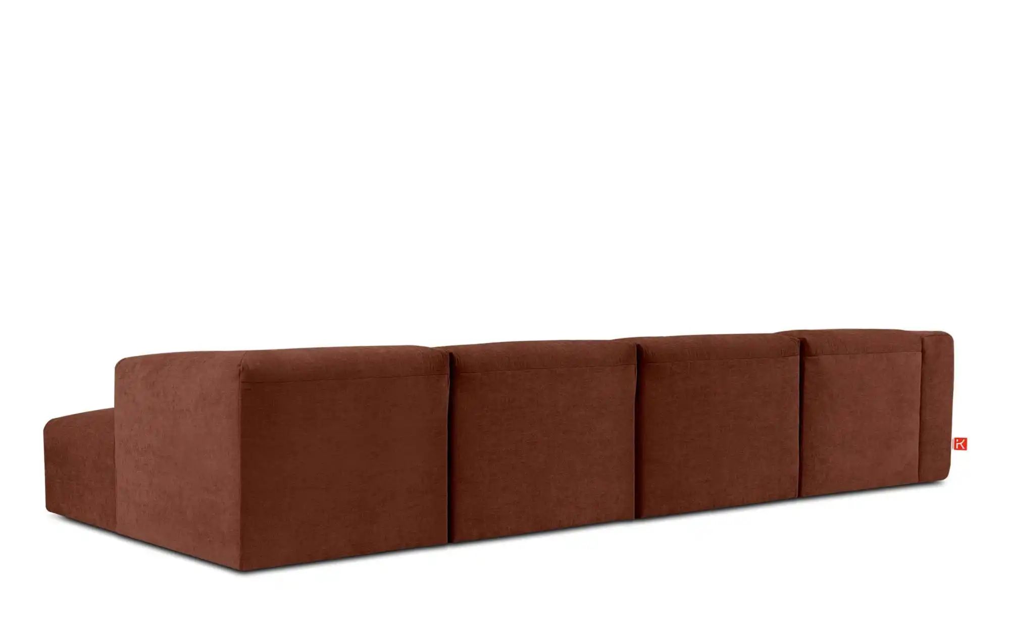 KONSIMO Ecksofa   ¦ orange ¦ Maße (cm): B: 365 H: 73 Polstermöbel > Sofas > günstig online kaufen