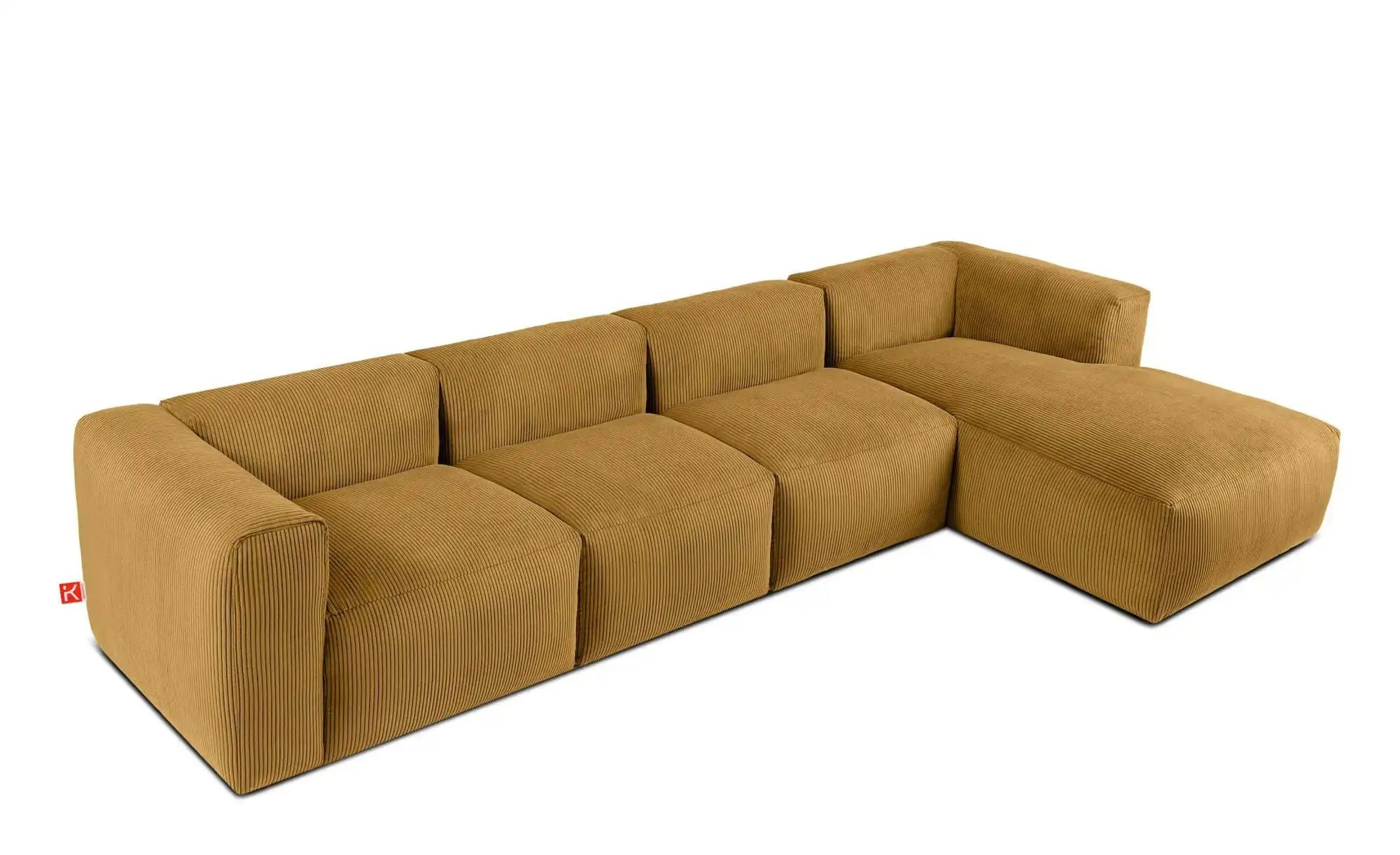 KONSIMO Ecksofa   ¦ gelb ¦ Maße (cm): B: 365 H: 73 Polstermöbel > Sofas > E günstig online kaufen