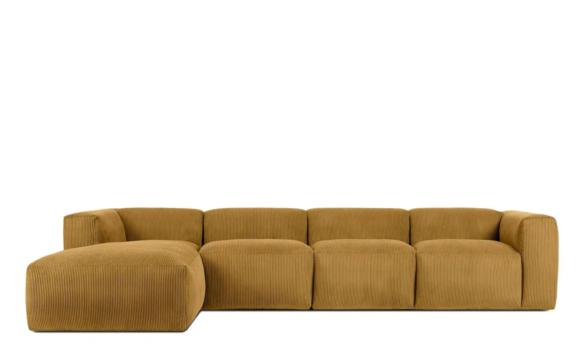 KONSIMO Ecksofa  Buffo ¦ gelb ¦ Maße (cm): B: 365 H: 73 Polstermöbel > Sofa günstig online kaufen