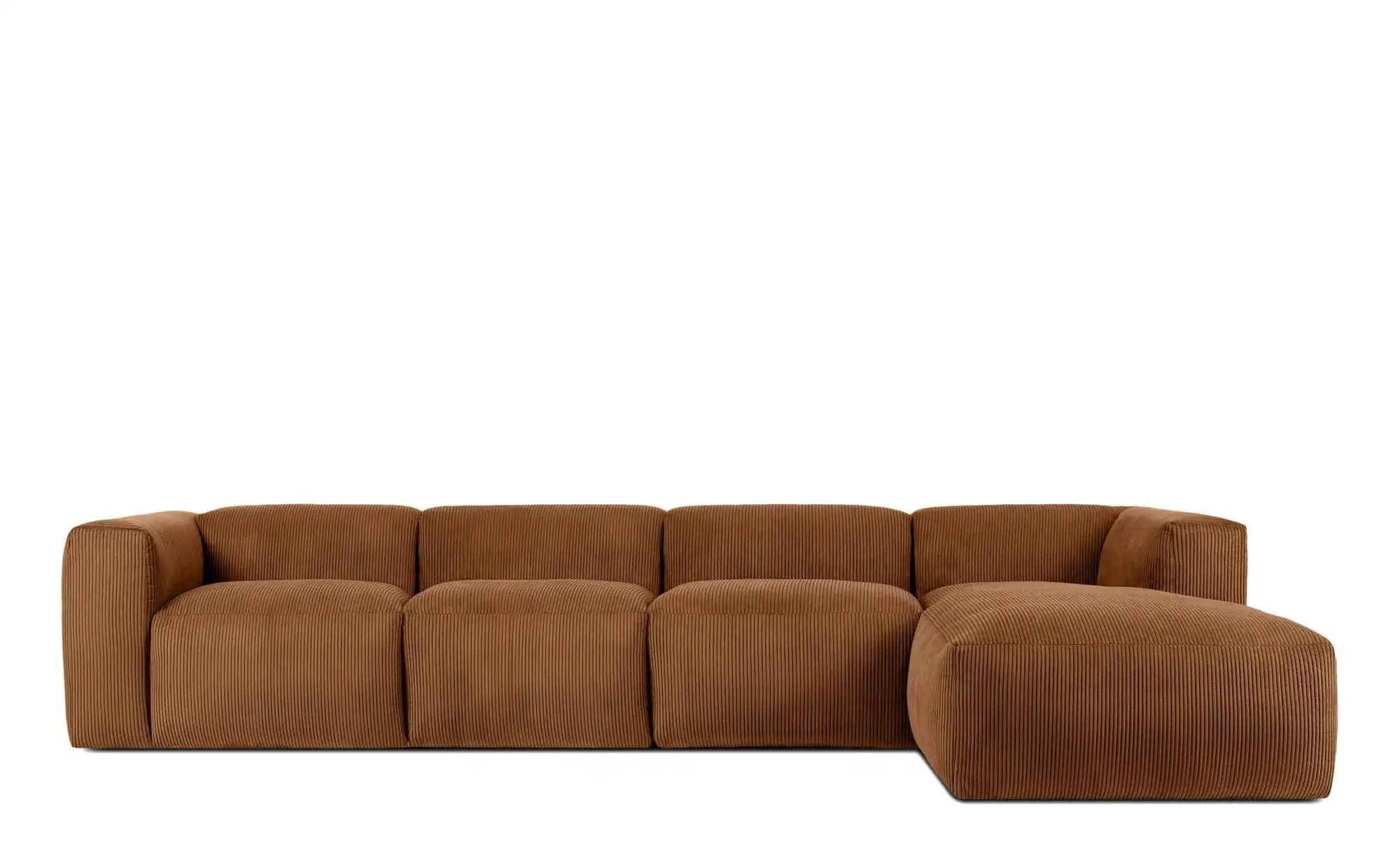 KONSIMO Ecksofa   ¦ orange ¦ Maße (cm): B: 365 H: 73 Polstermöbel > Sofas > günstig online kaufen
