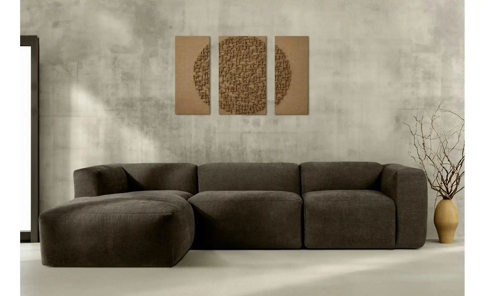 KONSIMO Ecksofa   ¦ braun ¦ Maße (cm): B: 285 H: 73 Polstermöbel > Sofas > günstig online kaufen