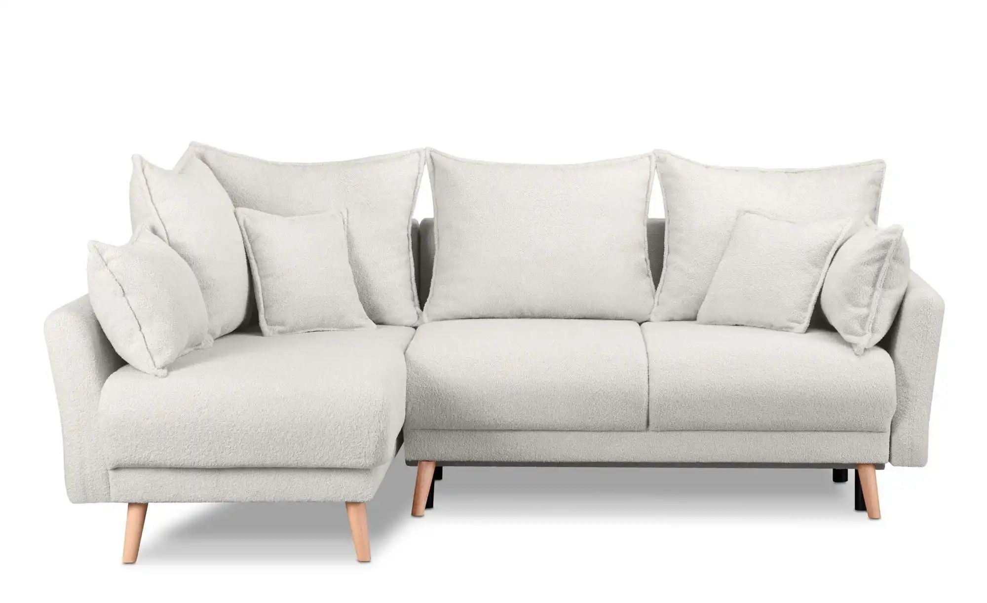 KONSIMO Ecksofa  Belmos ¦ weiß ¦ Maße (cm): B: 234 H: 100 Polstermöbel > So günstig online kaufen