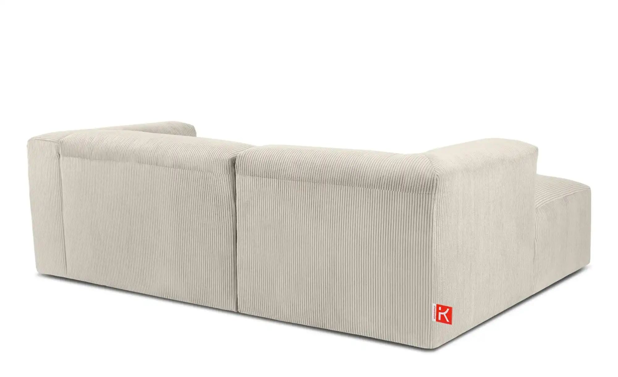 KONSIMO Ecksofa   ¦ creme ¦ Maße (cm): B: 225 H: 73 Polstermöbel > Sofas > günstig online kaufen