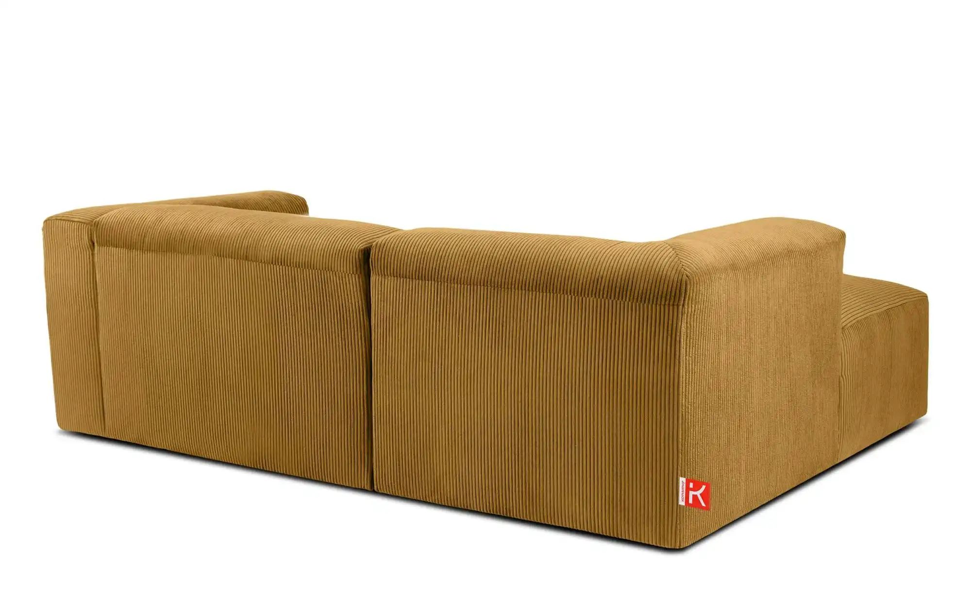 Thumbnail - KONSIMO Ecksofa Buffo ¦ gelb ¦ Maße (cm): B: 225 H: 73 Polstermöbel > Sofas > Ecksofas - Höffner