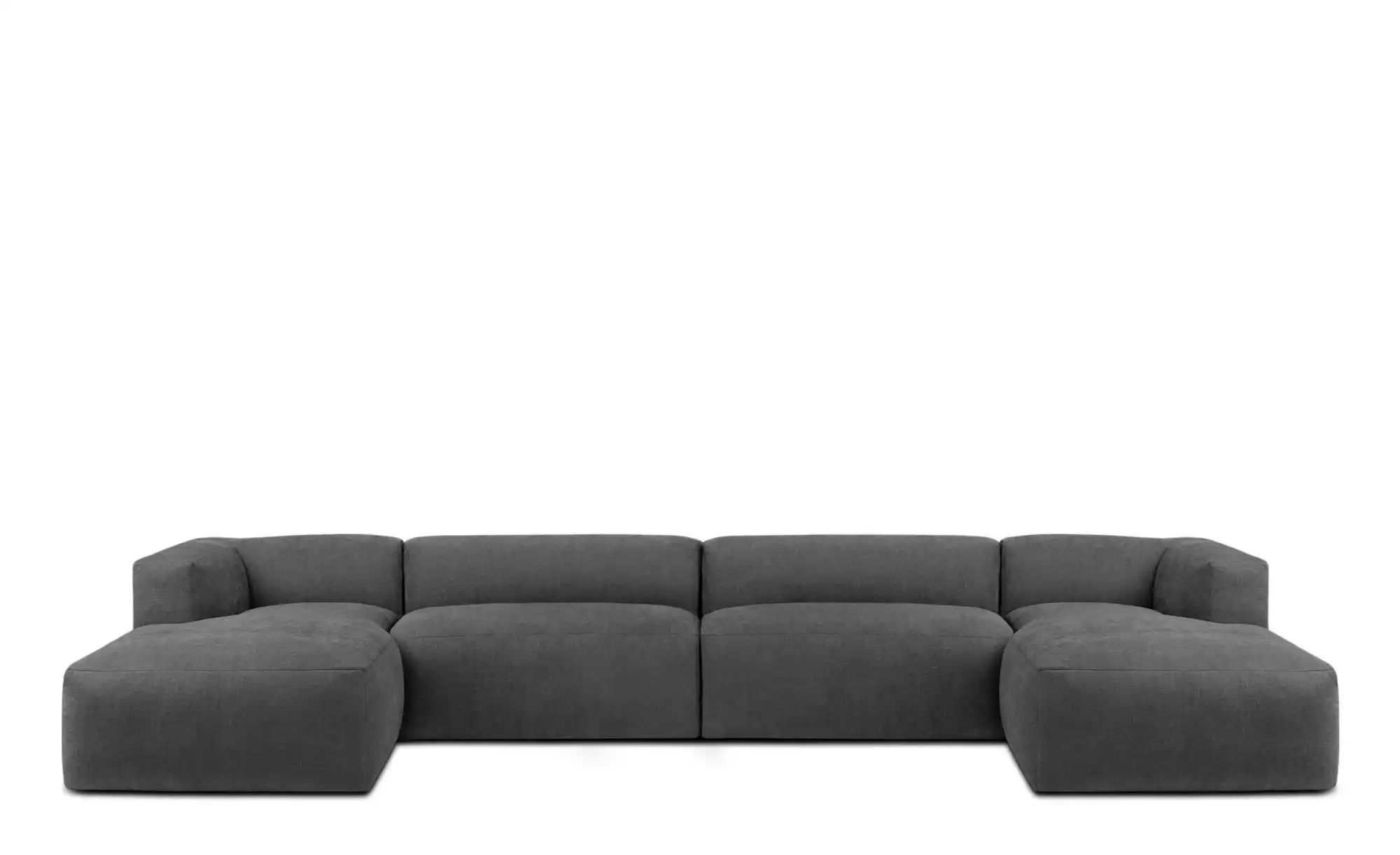 KONSIMO Wohnlandschaft   ¦ grau ¦ Maße (cm): B: 400 H: 73 Polstermöbel > So günstig online kaufen