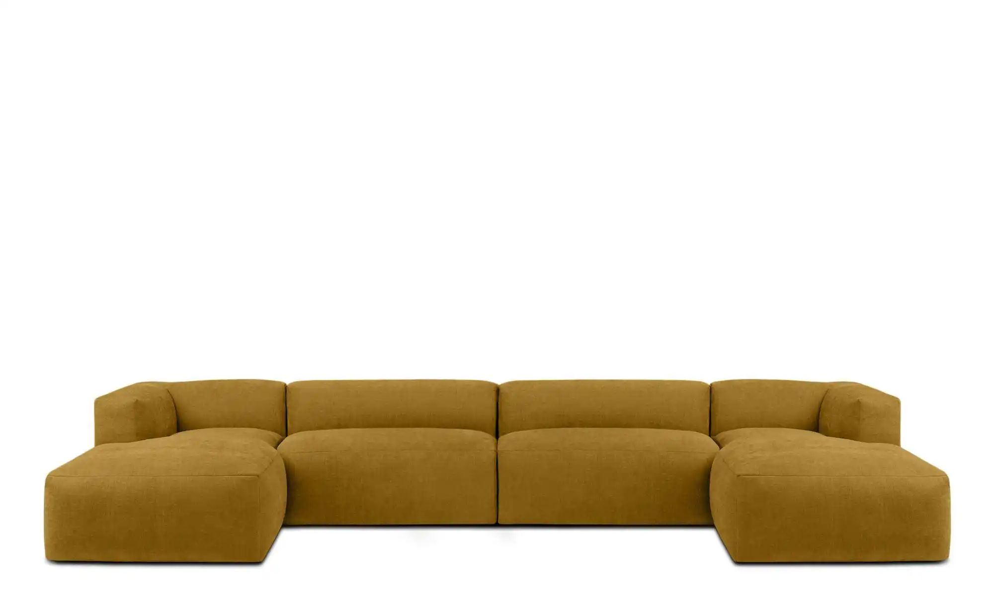 KONSIMO Wohnlandschaft   ¦ gelb ¦ Maße (cm): B: 400 H: 73 Polstermöbel > So günstig online kaufen