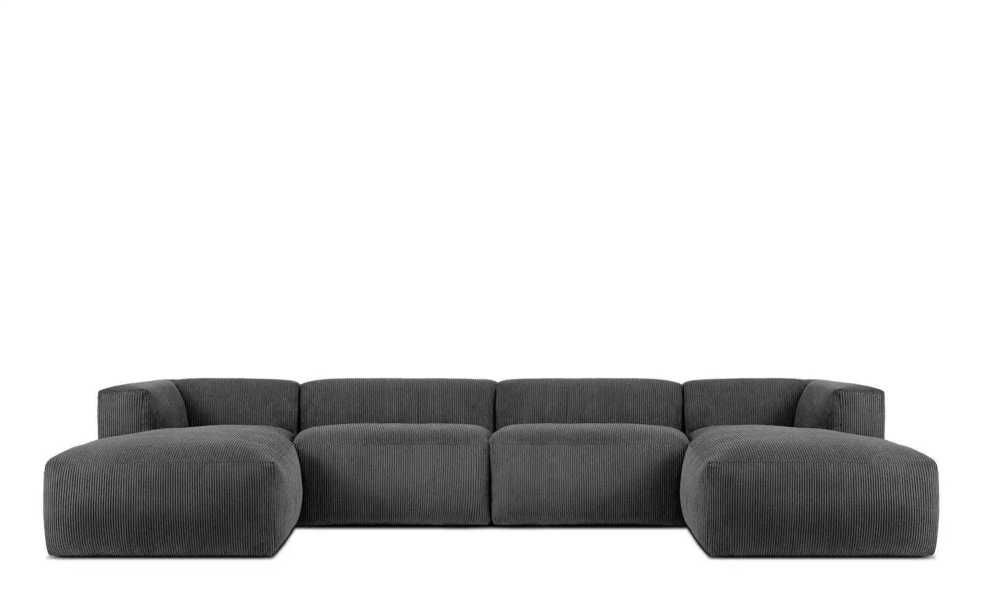 KONSIMO Wohnlandschaft   ¦ grau ¦ Maße (cm): B: 400 H: 73 Polstermöbel > So günstig online kaufen
