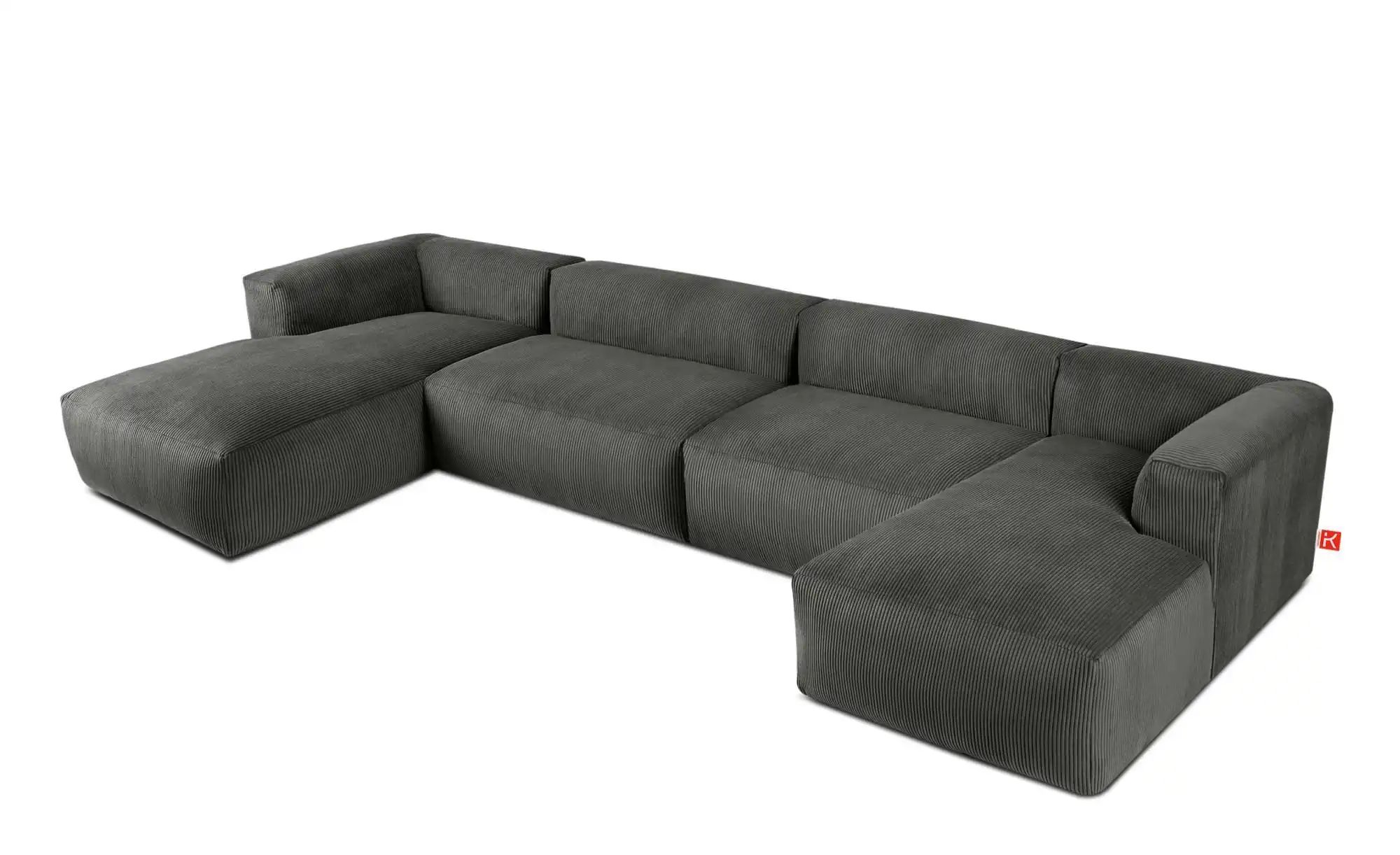 KONSIMO Wohnlandschaft   ¦ grau ¦ Maße (cm): B: 400 H: 73 Polstermöbel > So günstig online kaufen
