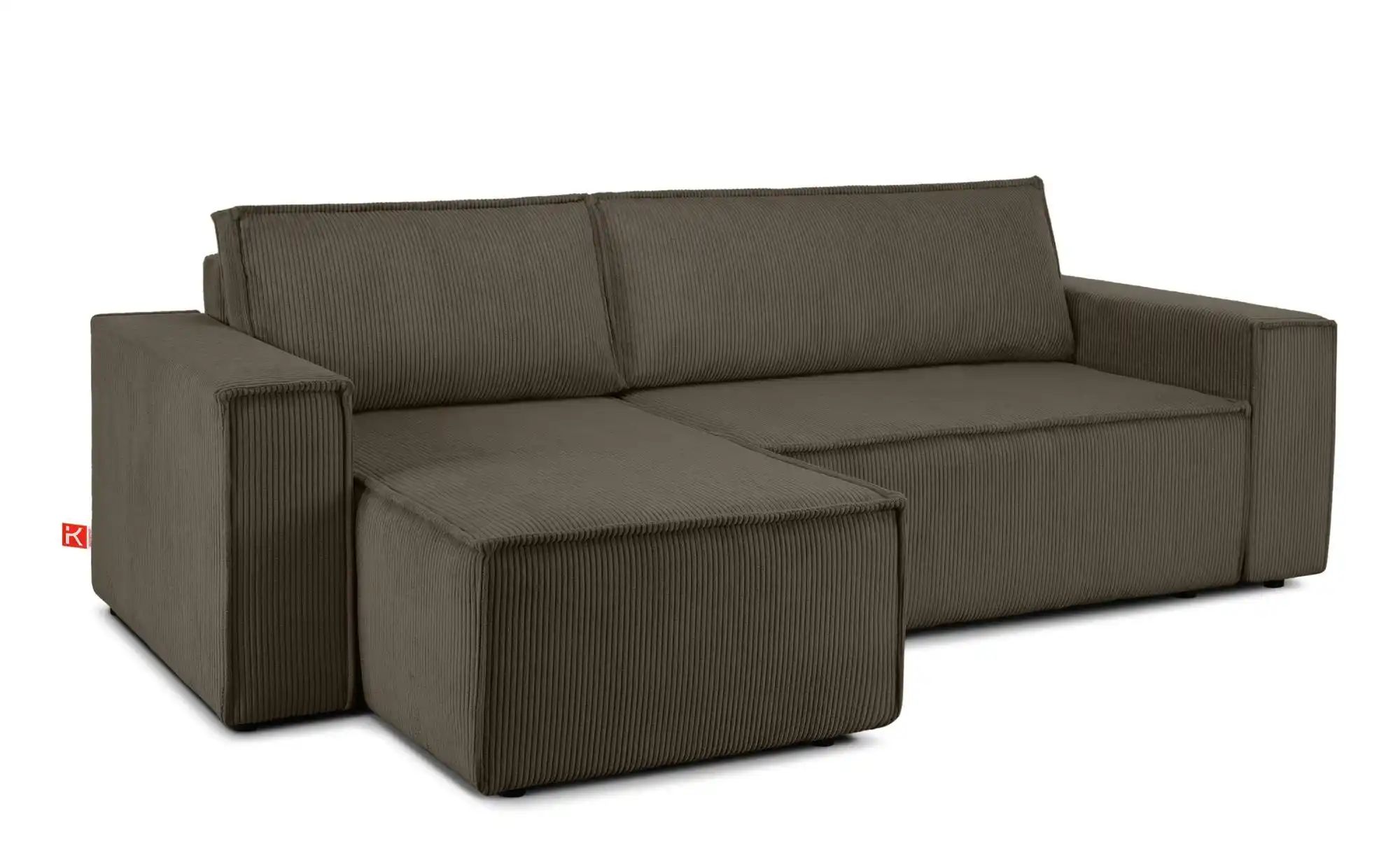 KONSIMO Ecksofa  Napi ¦ braun ¦ Maße (cm): B: 262 H: 89 Polstermöbel > Sofa günstig online kaufen