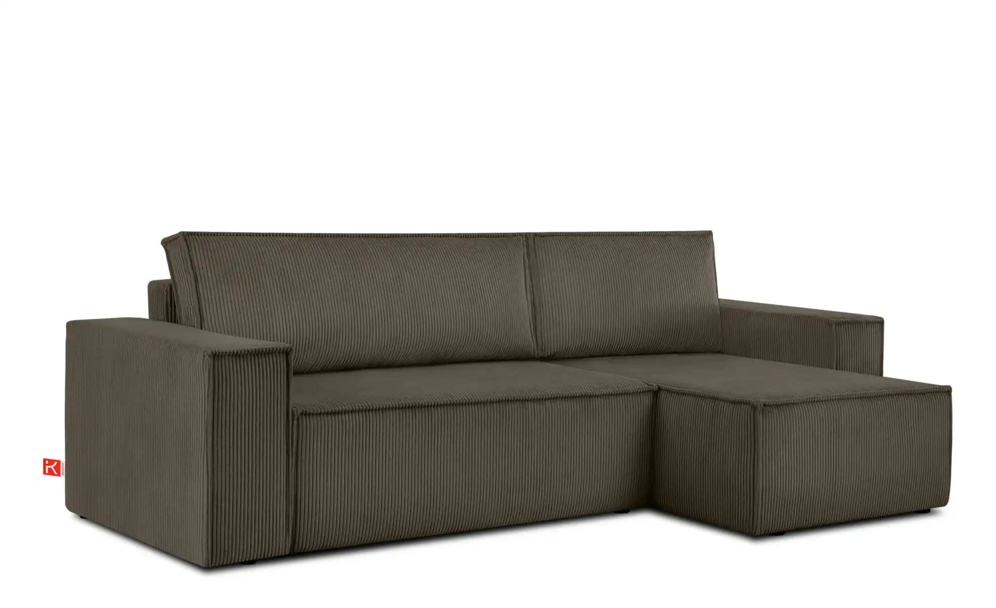 Thumbnail - KONSIMO Ecksofa  Napi ¦ braun ¦ Maße (cm): B: 262 H: 89 Polstermöbel > Sofas > 3-Sitzer - Höffner