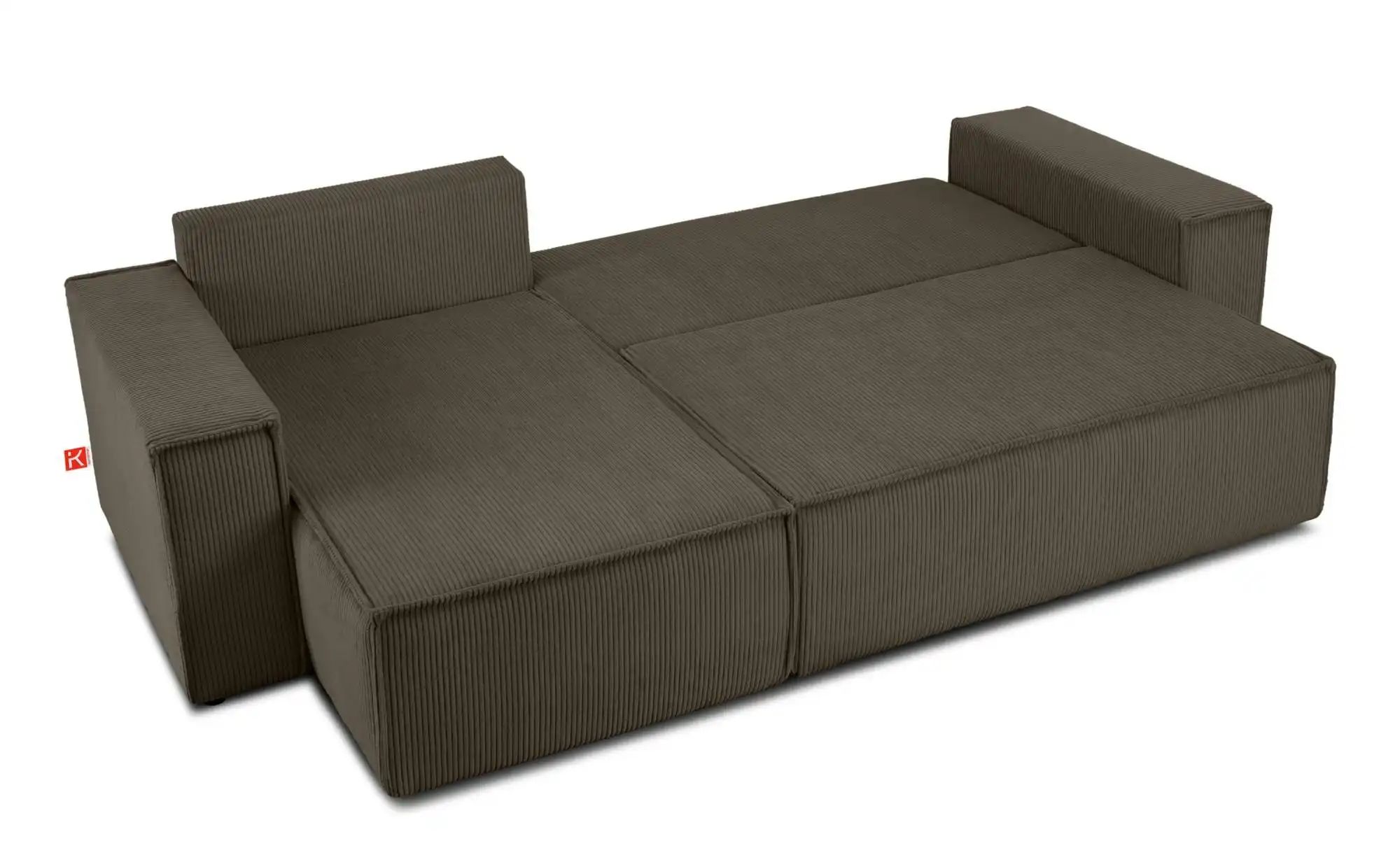 Thumbnail - KONSIMO Ecksofa  Napi ¦ braun ¦ Maße (cm): B: 262 H: 89 Polstermöbel > Sofas > 3-Sitzer - Höffner