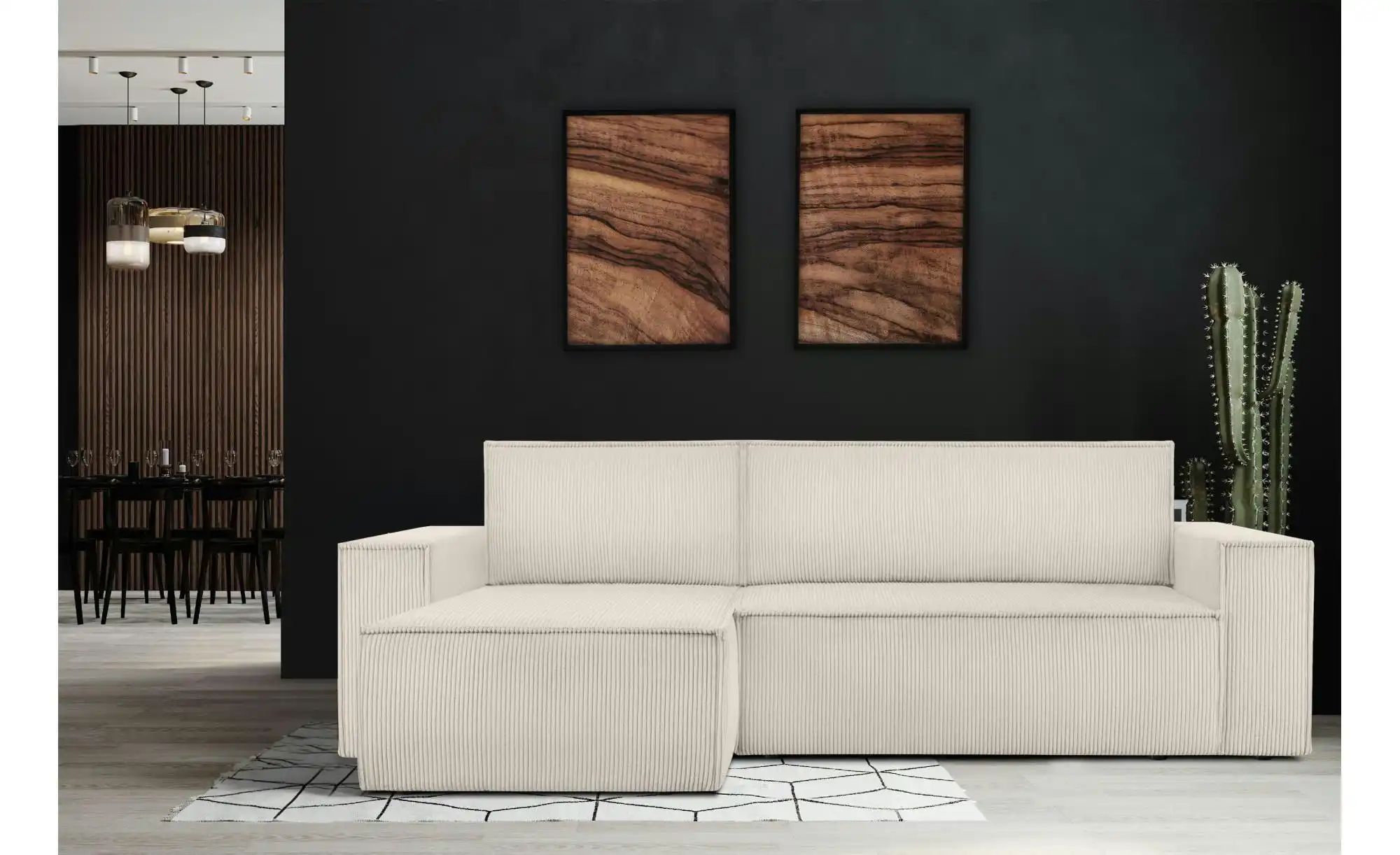 Thumbnail - KONSIMO Ecksofa  Napi ¦ creme ¦ Maße (cm): B: 262 H: 89 Polstermöbel > Sofas > Ecksofas - Höffner