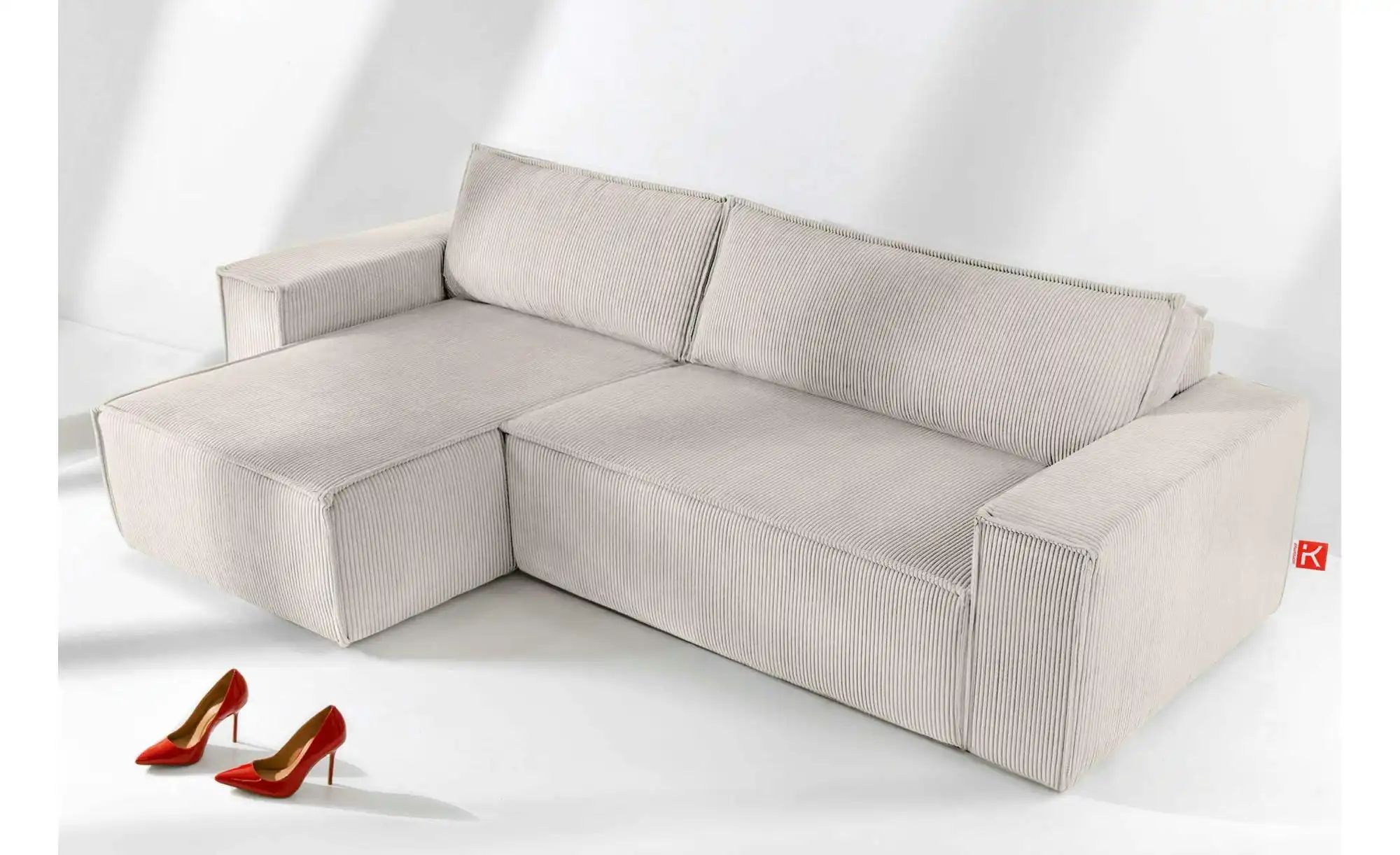 Thumbnail - KONSIMO Ecksofa  Napi ¦ creme ¦ Maße (cm): B: 262 H: 89 Polstermöbel > Sofas > Ecksofas - Höffner