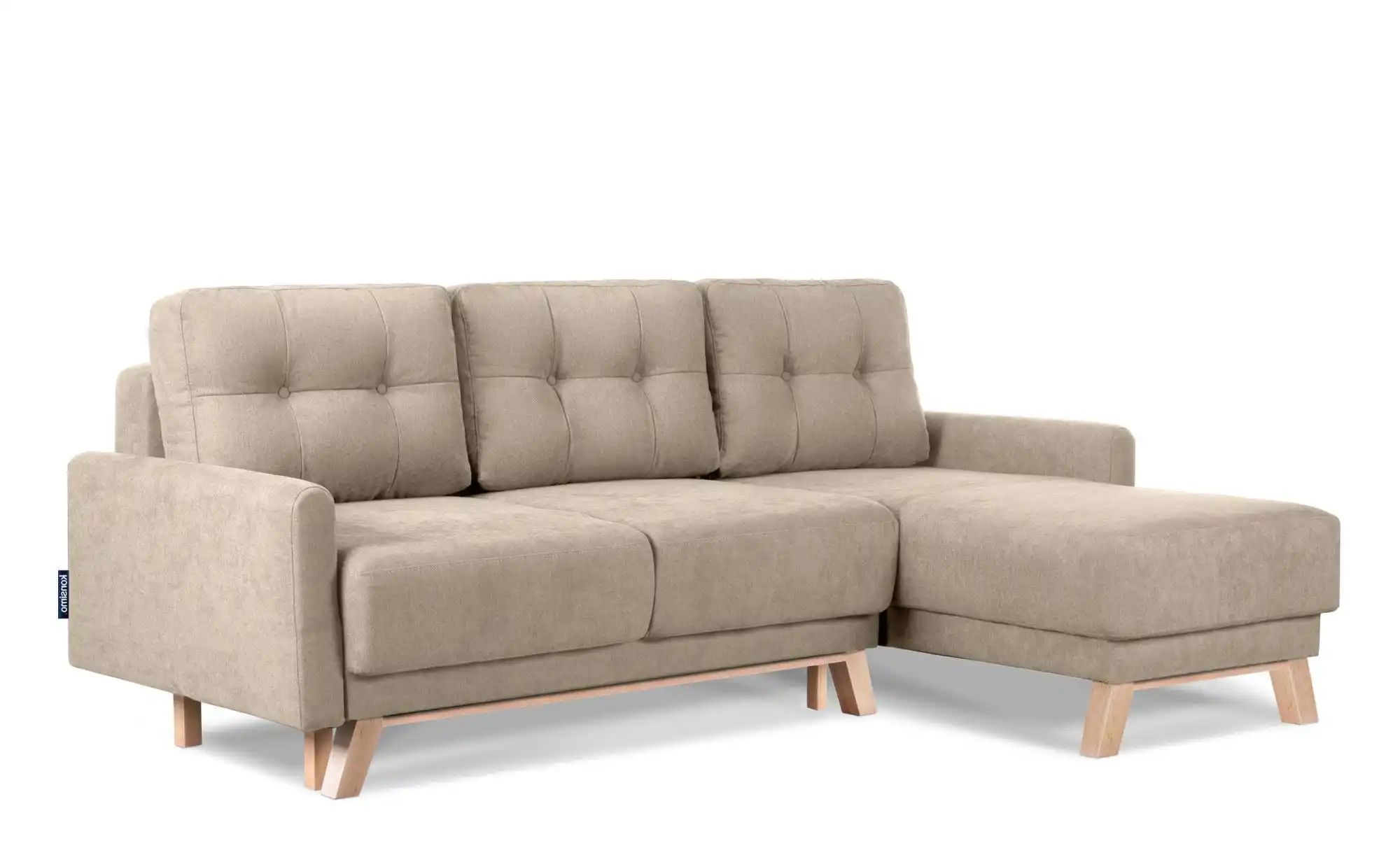 KONSIMO Ecksofa   ¦ beige ¦ Maße (cm): B: 228 H: 79 Polstermöbel > Sofas > günstig online kaufen