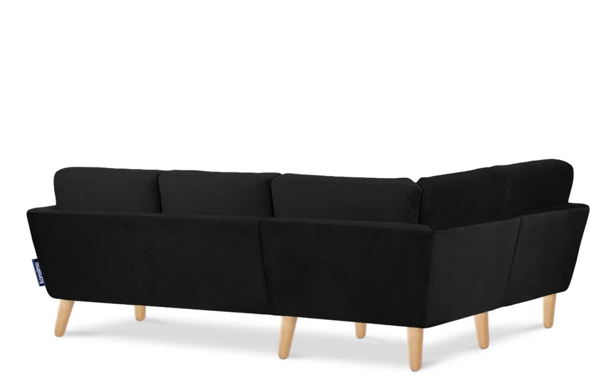 KONSIMO Ecksofa  Tagio ¦ schwarz ¦ Maße (cm): B: 220 H: 80 Polstermöbel > S günstig online kaufen