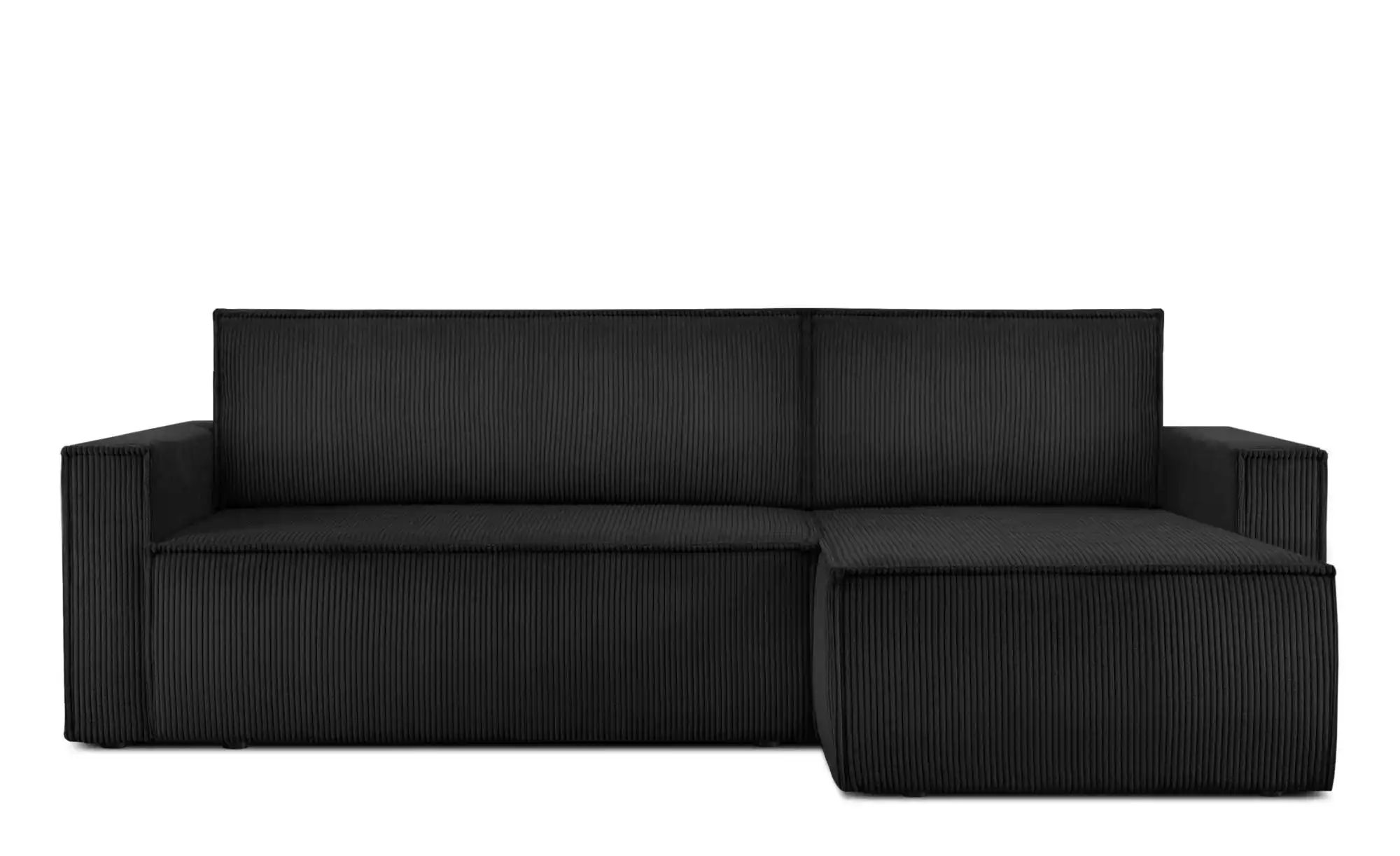 KONSIMO Ecksofa   ¦ schwarz ¦ Maße (cm): B: 246 H: 89 Polstermöbel > Sofas günstig online kaufen