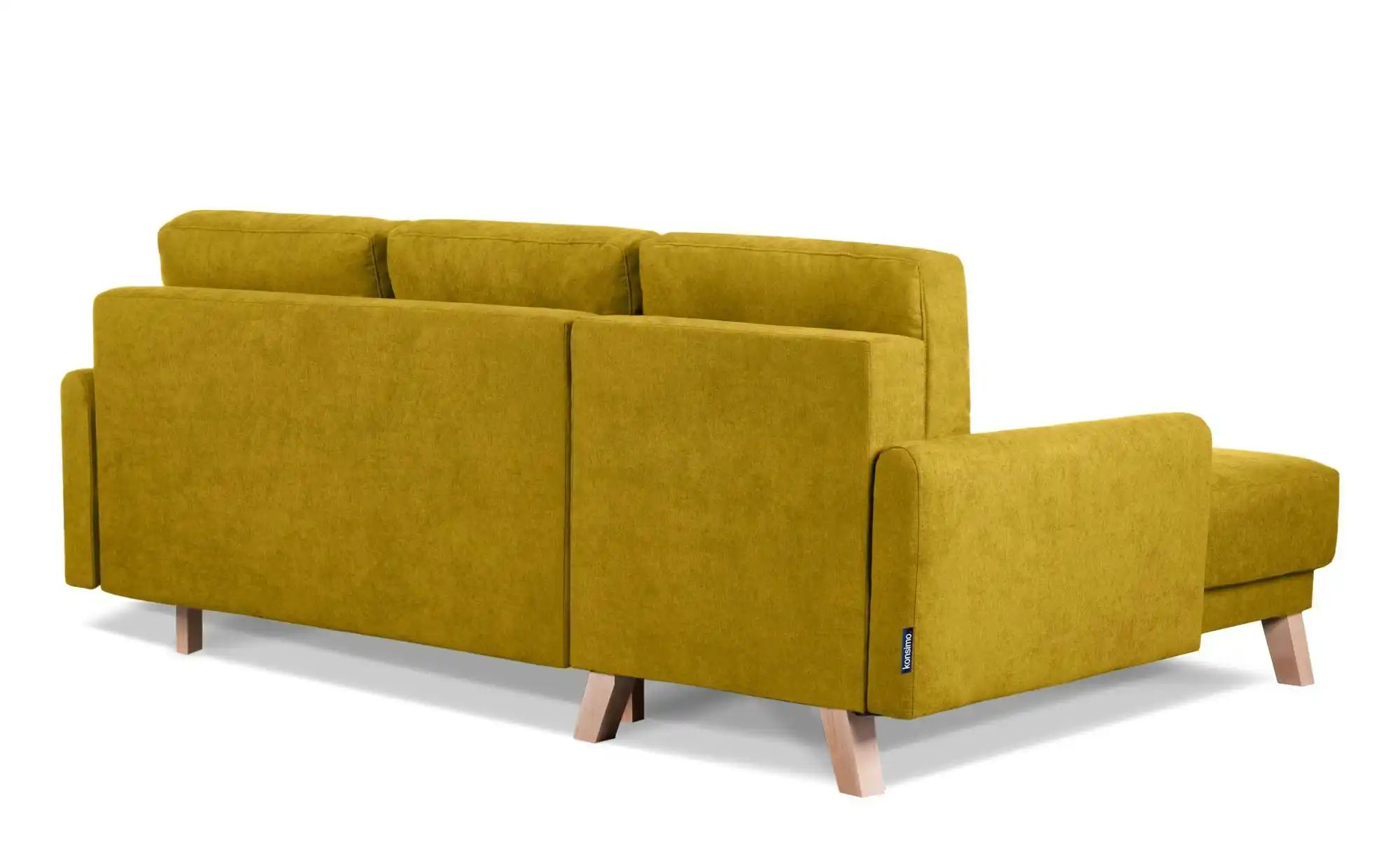 KONSIMO Ecksofa   ¦ gelb ¦ Maße (cm): B: 228 H: 79 Polstermöbel > Sofas > E günstig online kaufen