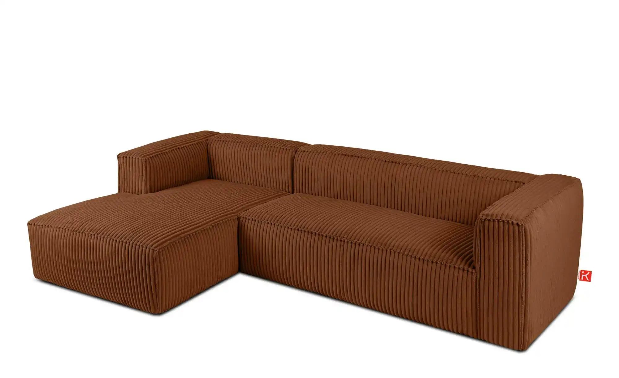 KONSIMO Ecksofa   ¦ orange ¦ Maße (cm): B: 305 H: 73 Polstermöbel > Sofas > günstig online kaufen