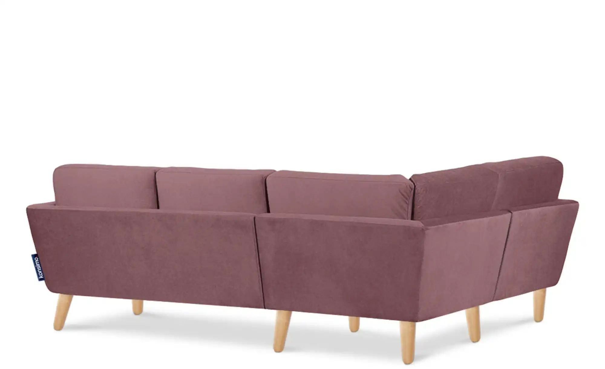 KONSIMO Ecksofa  Tagio ¦ rosa/pink ¦ Maße (cm): B: 220 H: 80 Polstermöbel > günstig online kaufen