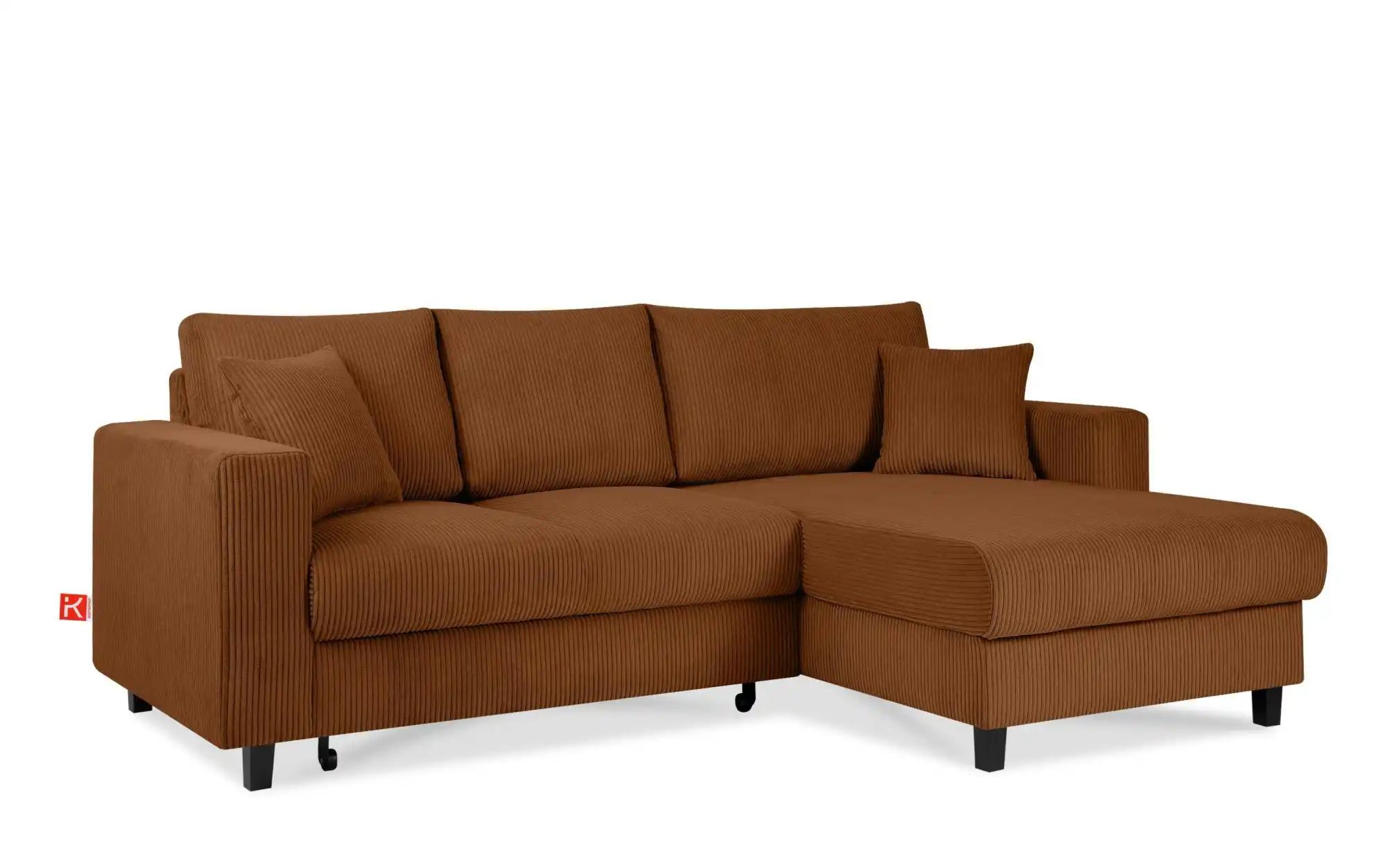 KONSIMO Ecksofa   ¦ orange ¦ Maße (cm): B: 234 H: 92 Polstermöbel > Sofas > günstig online kaufen