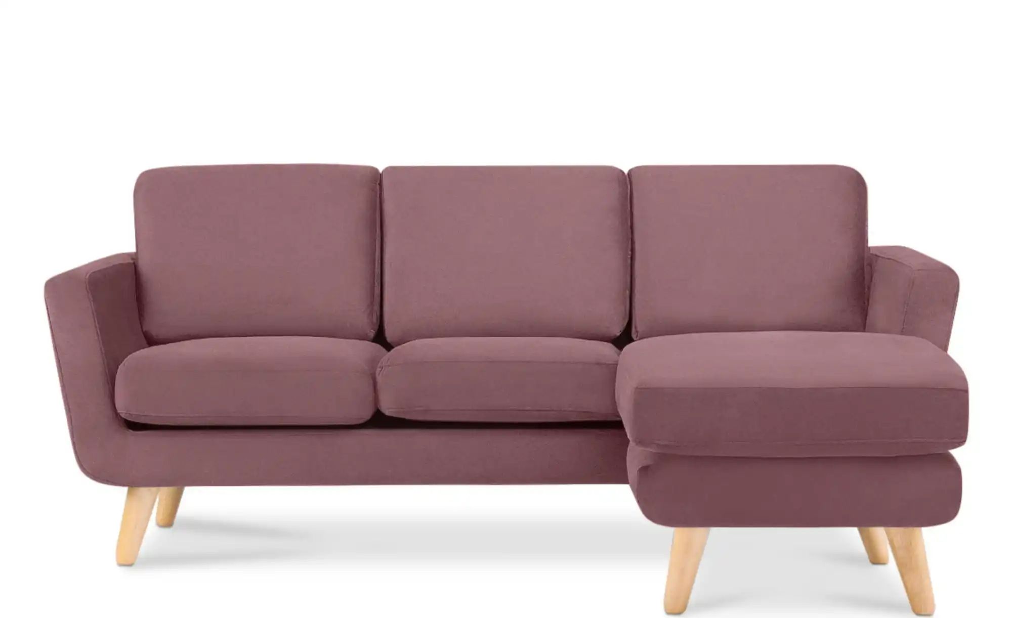 KONSIMO Ecksofa   ¦ rosa/pink ¦ Maße (cm): B: 190 H: 78 Polstermöbel > Sofa günstig online kaufen