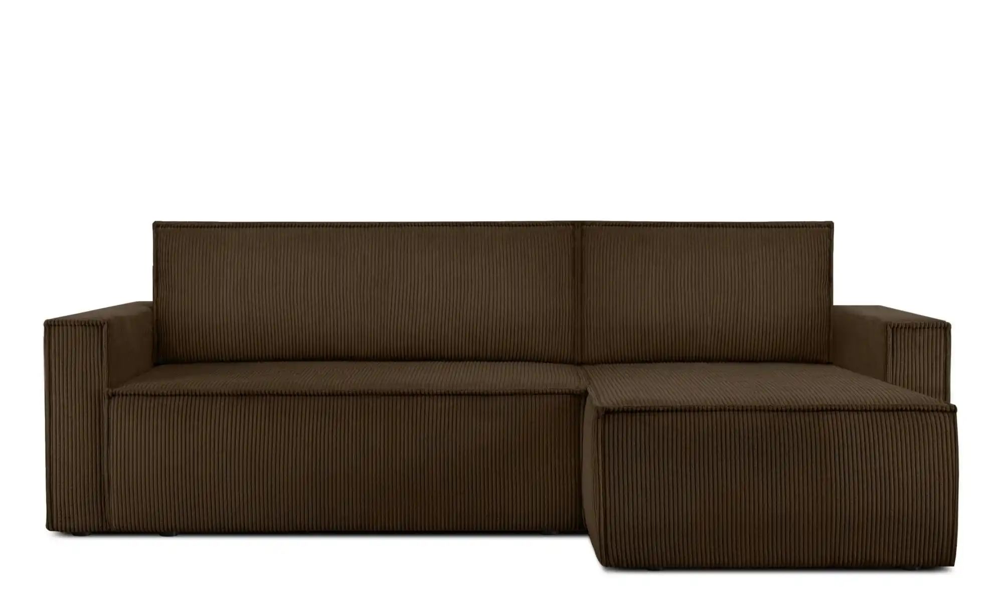 KONSIMO Ecksofa  Napi ¦ braun ¦ Maße (cm): B: 246 H: 89 Polstermöbel > Sofa günstig online kaufen