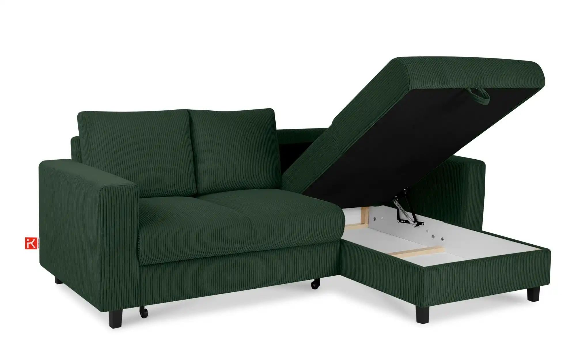KONSIMO Ecksofa   ¦ grün ¦ Maße (cm): B: 234 H: 92 Polstermöbel > Sofas > E günstig online kaufen