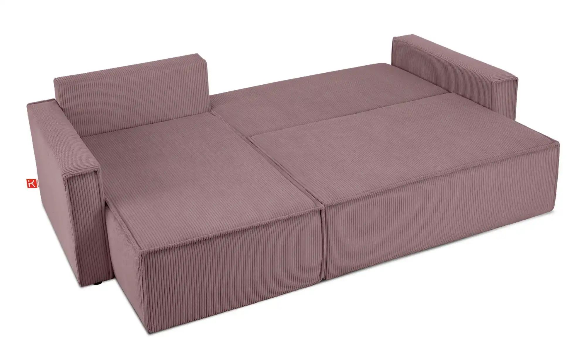 Thumbnail - KONSIMO Ecksofa Napi ¦ rosa/pink ¦ Maße (cm): B: 246 H: 89 Polstermöbel > Sofas > 3-Sitzer - Höffner