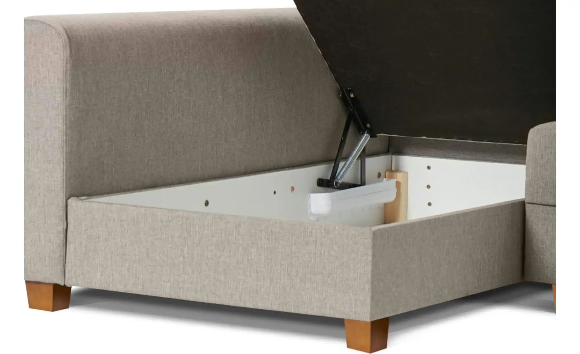 Thumbnail - KONSIMO Ecksofa Revo ¦ beige ¦ Maße (cm): B: 255 H: 88 Polstermöbel > Sofas > Ecksofas - Höffner