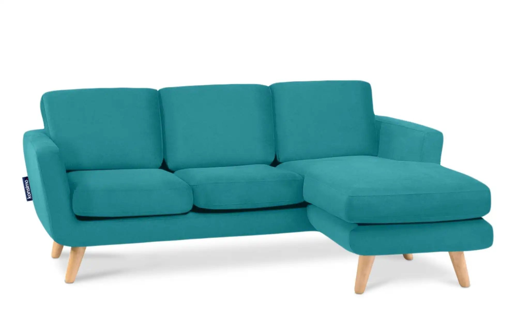 KONSIMO Ecksofa   ¦ türkis/petrol ¦ Maße (cm): B: 190 H: 78 Polstermöbel > günstig online kaufen
