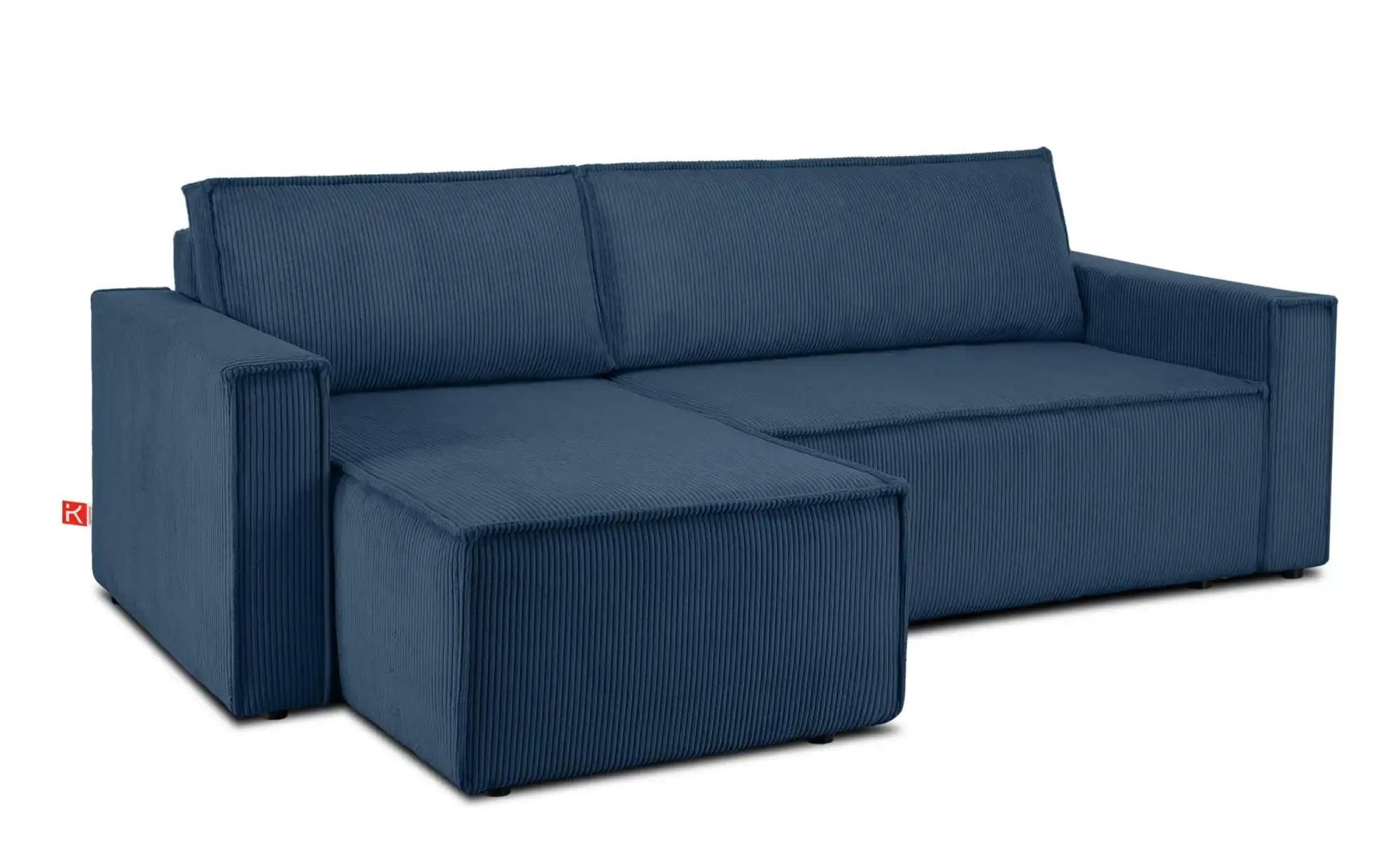 Thumbnail - KONSIMO Ecksofa Napi ¦ blau ¦ Maße (cm): B: 246 H: 89 Polstermöbel > Sofas > Ecksofas - Höffner