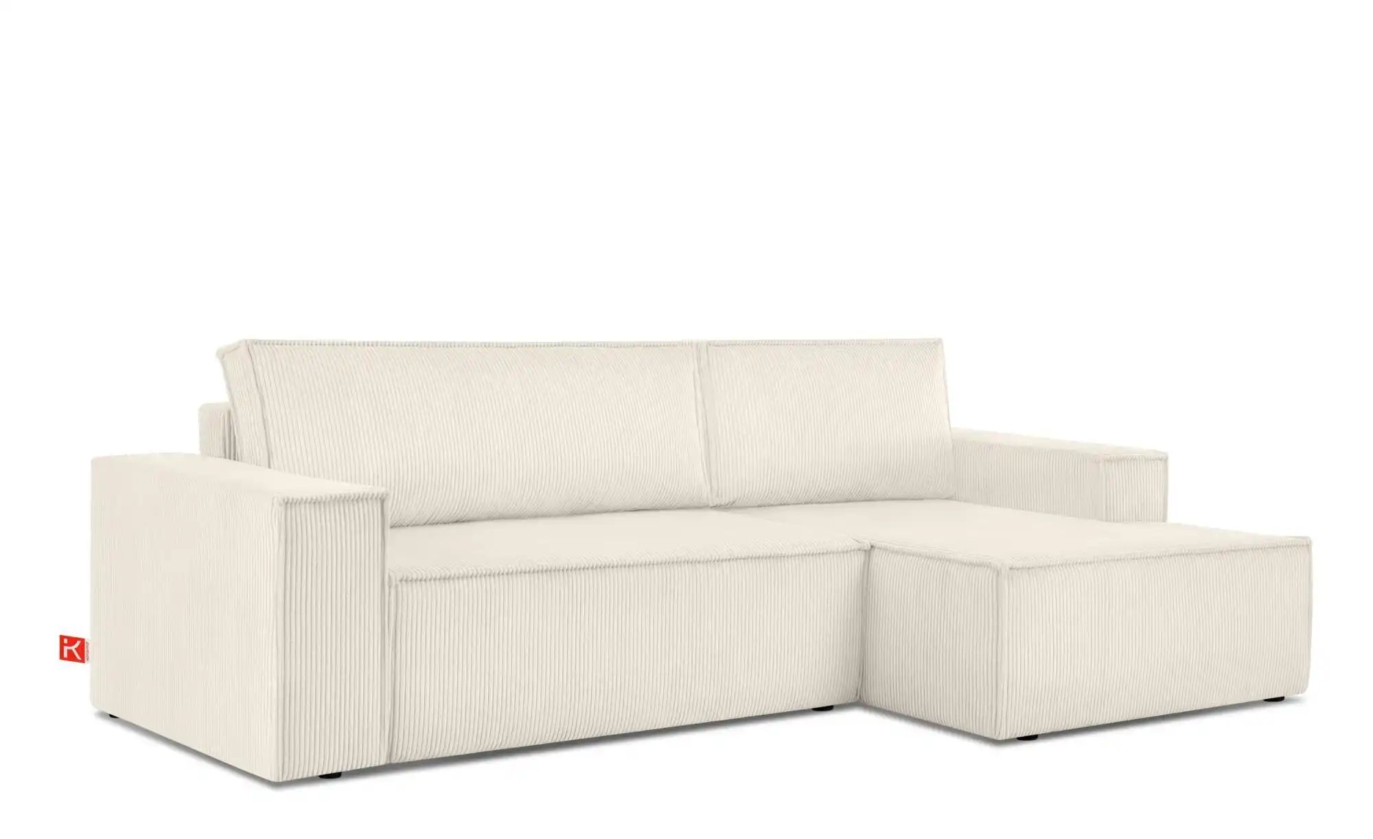 KONSIMO Ecksofa   ¦ creme ¦ Maße (cm): B: 262 H: 88 Polstermöbel > Sofas > günstig online kaufen