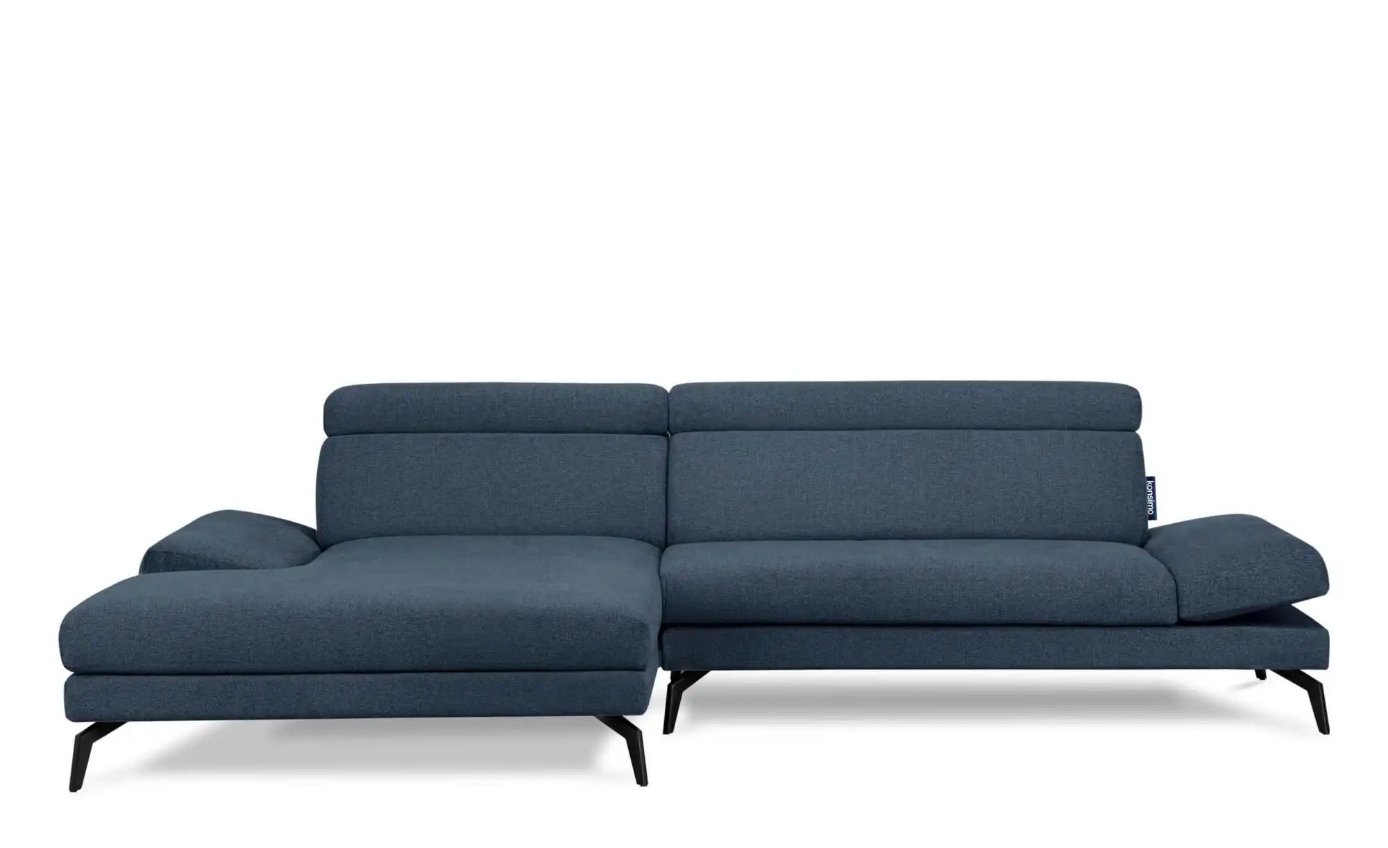 KONSIMO Ecksofa   ¦ blau ¦ Maße (cm): B: 285 H: 95 Polstermöbel > Sofas > E günstig online kaufen