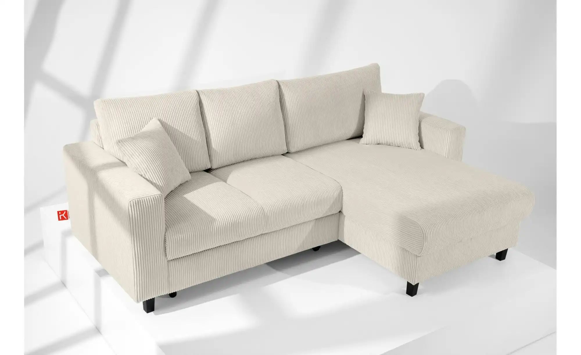 KONSIMO Ecksofa   ¦ creme ¦ Maße (cm): B: 234 H: 92 Polstermöbel > Sofas > günstig online kaufen